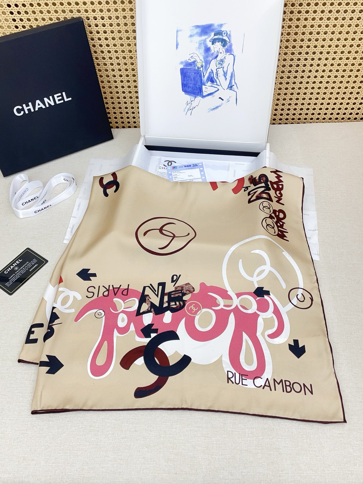🆕 ✨✨【18姆米 双面同色】新款小香‼️美翻了[流泪]最新御用殿堂级极品‼️经典元素图案设计风格❗️美丽至极 真的 上