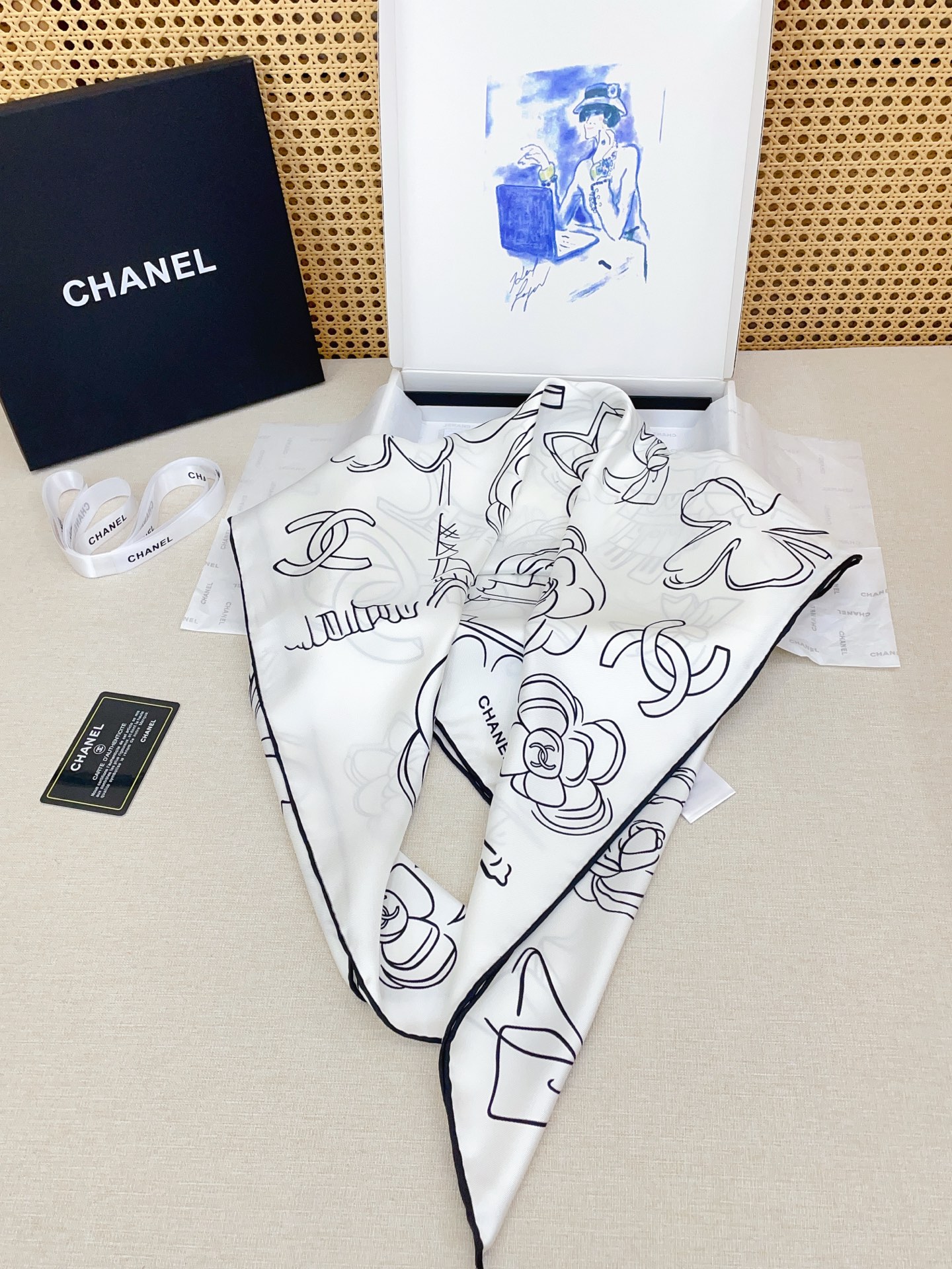 ✨✨【18姆米 双面同色】新款小香‼️美翻了[流泪]最新御用殿堂级极品‼️经典元素图案设计风格❗️美丽至