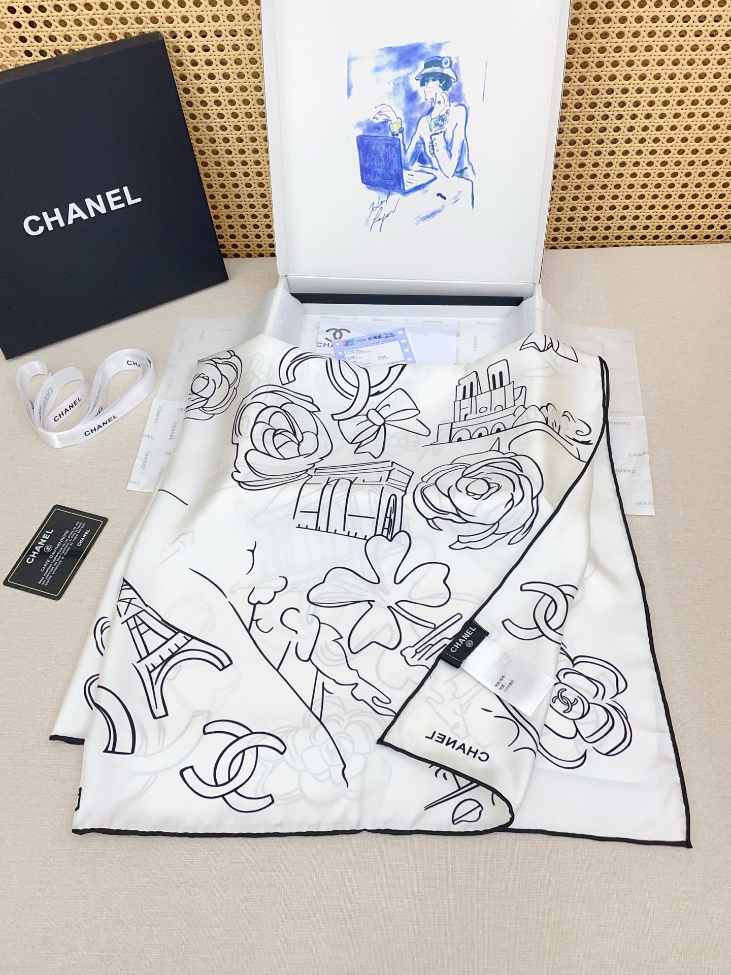 ✨✨【18姆米 双面同色】新款小香‼️美翻了[流泪]最新御用殿堂级极品‼️经典元素图案设计风格❗️美丽至