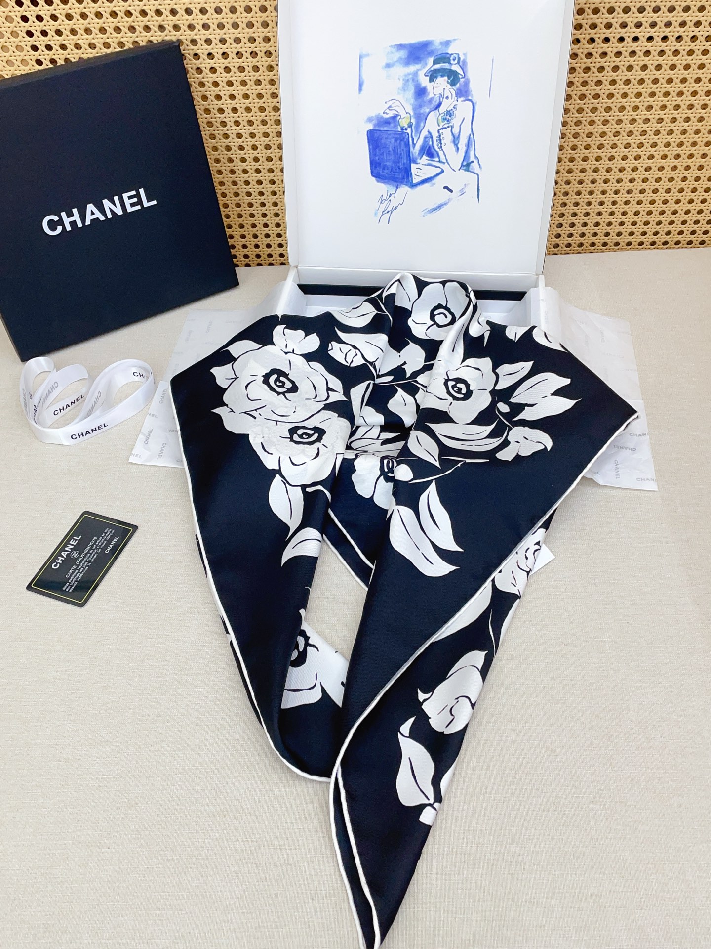 ✨✨【18姆米 双面同色】新款小香‼️美翻了[流泪]最新御用殿堂级极品‼️经典元素图案设计风格❗️美丽至