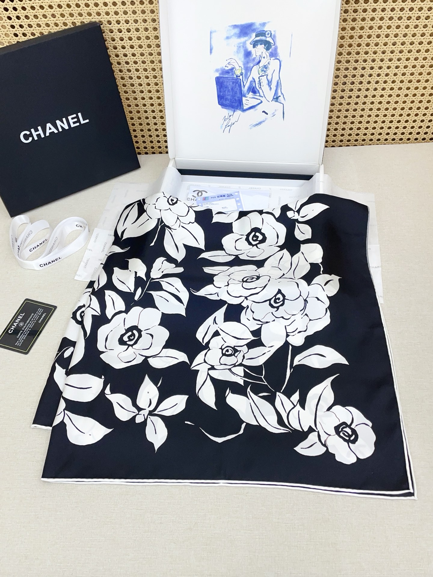 ✨✨【18姆米 双面同色】新款小香‼️美翻了[流泪]最新御用殿堂级极品‼️经典元素图案设计风格❗️美丽至