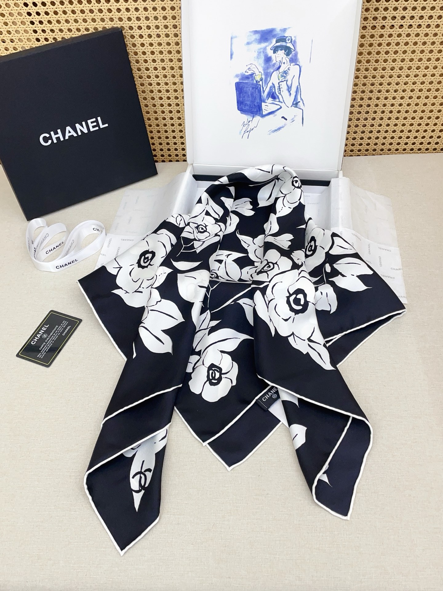 ✨✨【18姆米 双面同色】新款小香‼️美翻了[流泪]最新御用殿堂级极品‼️经典元素图案设计风格❗️美丽至
