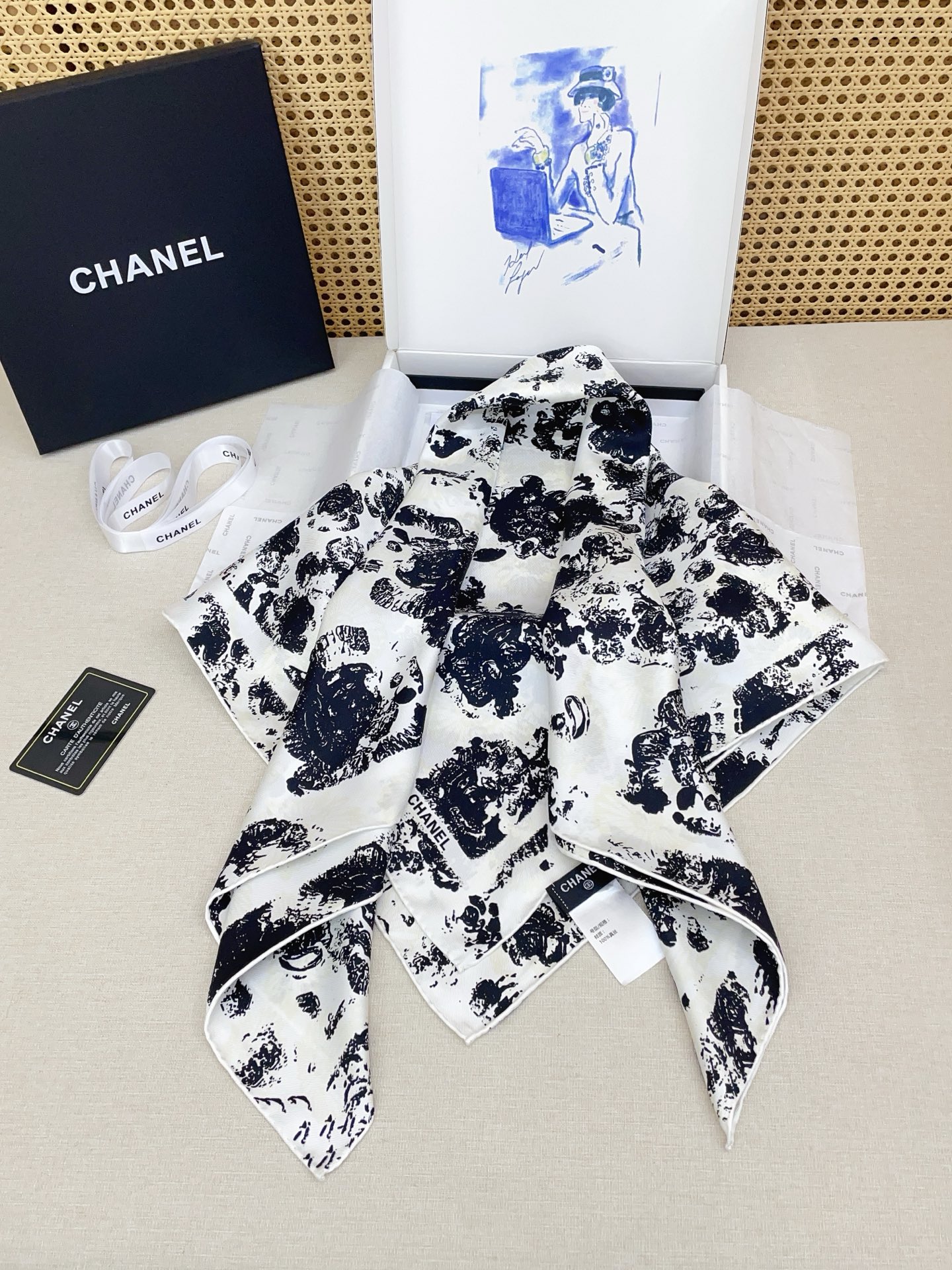 ✨✨【18姆米 双面同色】新款小香‼️美翻了[流泪]最新御用殿堂级极品‼️经典元素图案设计风格❗️美丽至