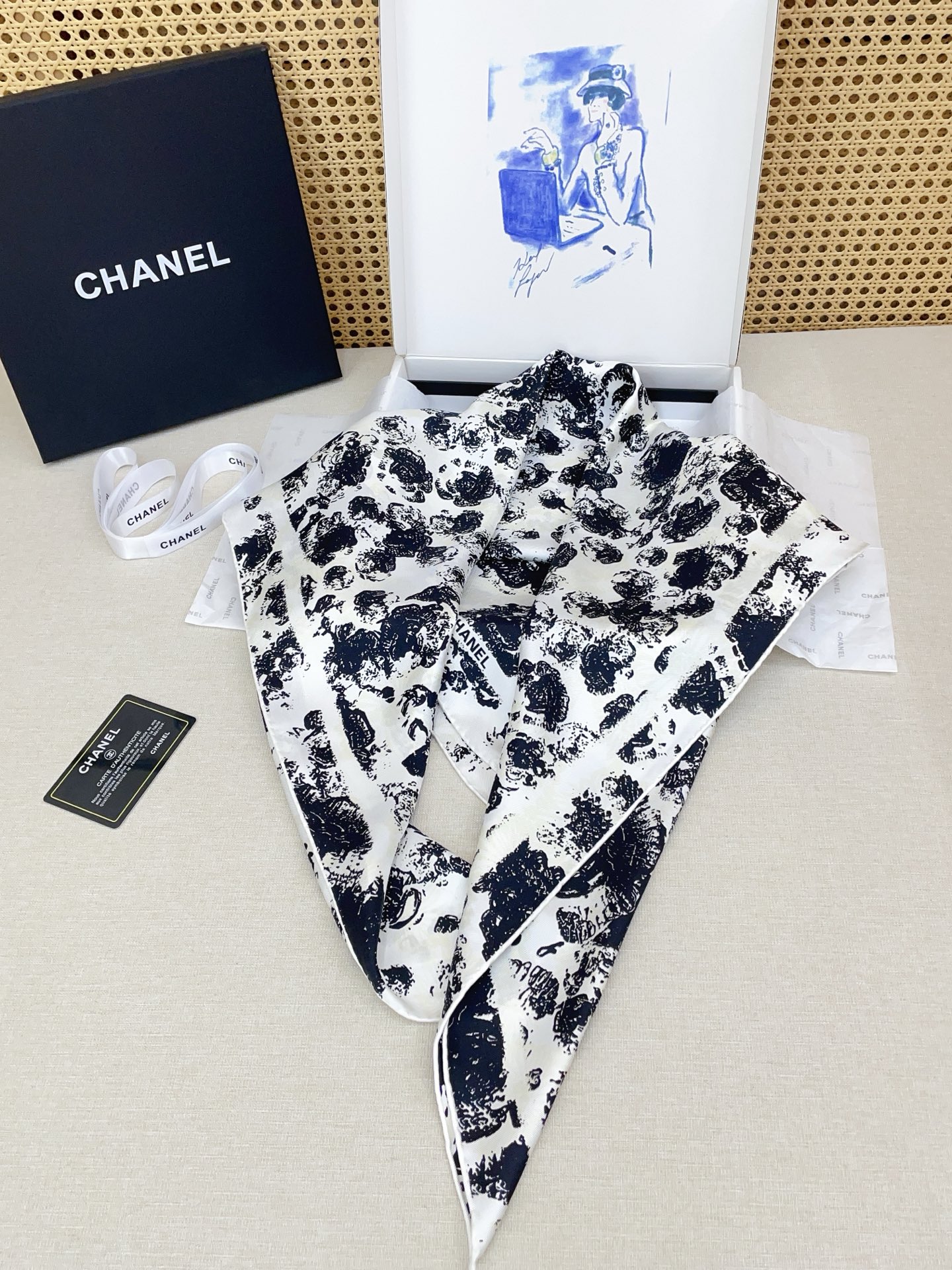 ✨✨【18姆米 双面同色】新款小香‼️美翻了[流泪]最新御用殿堂级极品‼️经典元素图案设计风格❗️美丽至