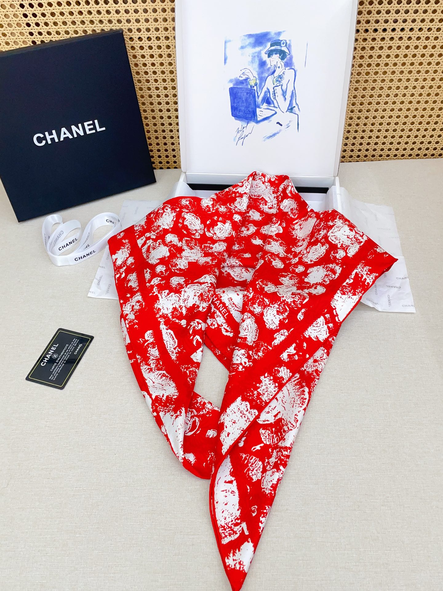✨✨【18姆米 双面同色】新款小香‼️美翻了[流泪]最新御用殿堂级极品‼️经典元素图案设计风格❗️美丽至