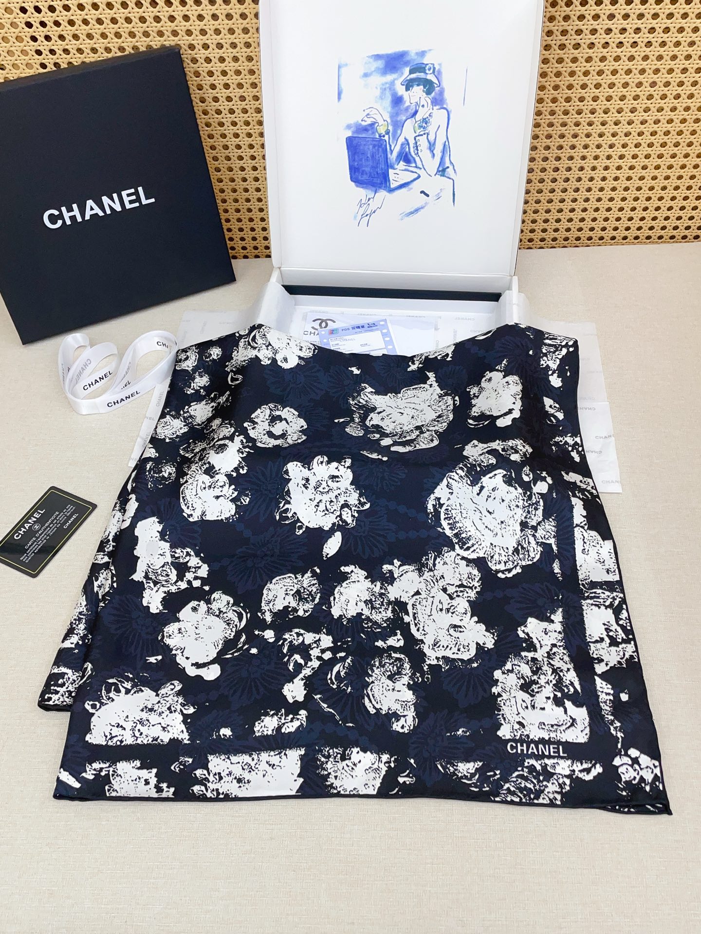 ✨✨【18姆米 双面同色】新款小香‼️美翻了[流泪]最新御用殿堂级极品‼️经典元素图案设计风格❗️美丽至