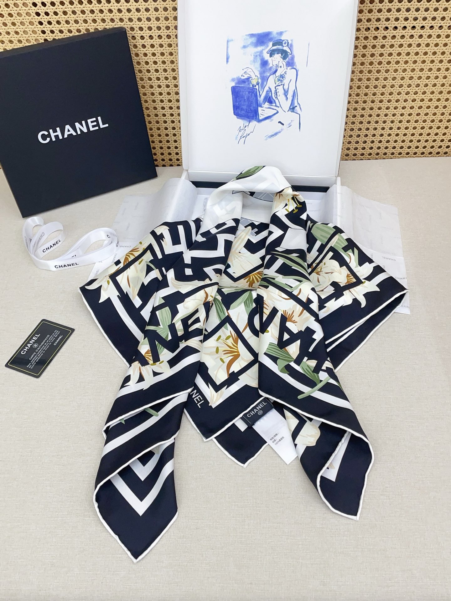 ✨✨【18姆米 双面同色】新款小香‼️美翻了[流泪]最新御用殿堂级极品‼️经典元素图案设计风格❗️美丽至极 真的 上身极
