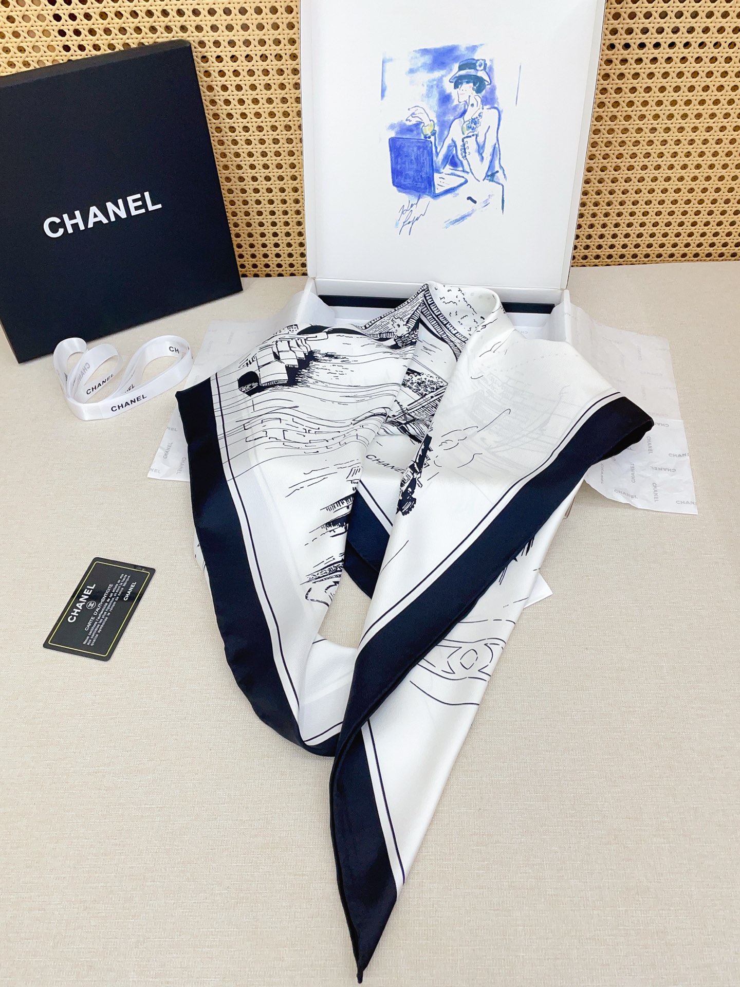 ✨✨【18姆米 双面同色】新款小香‼️美翻了[流泪]最新御用殿堂级极品‼️经典元素图案设计风格❗️美丽至