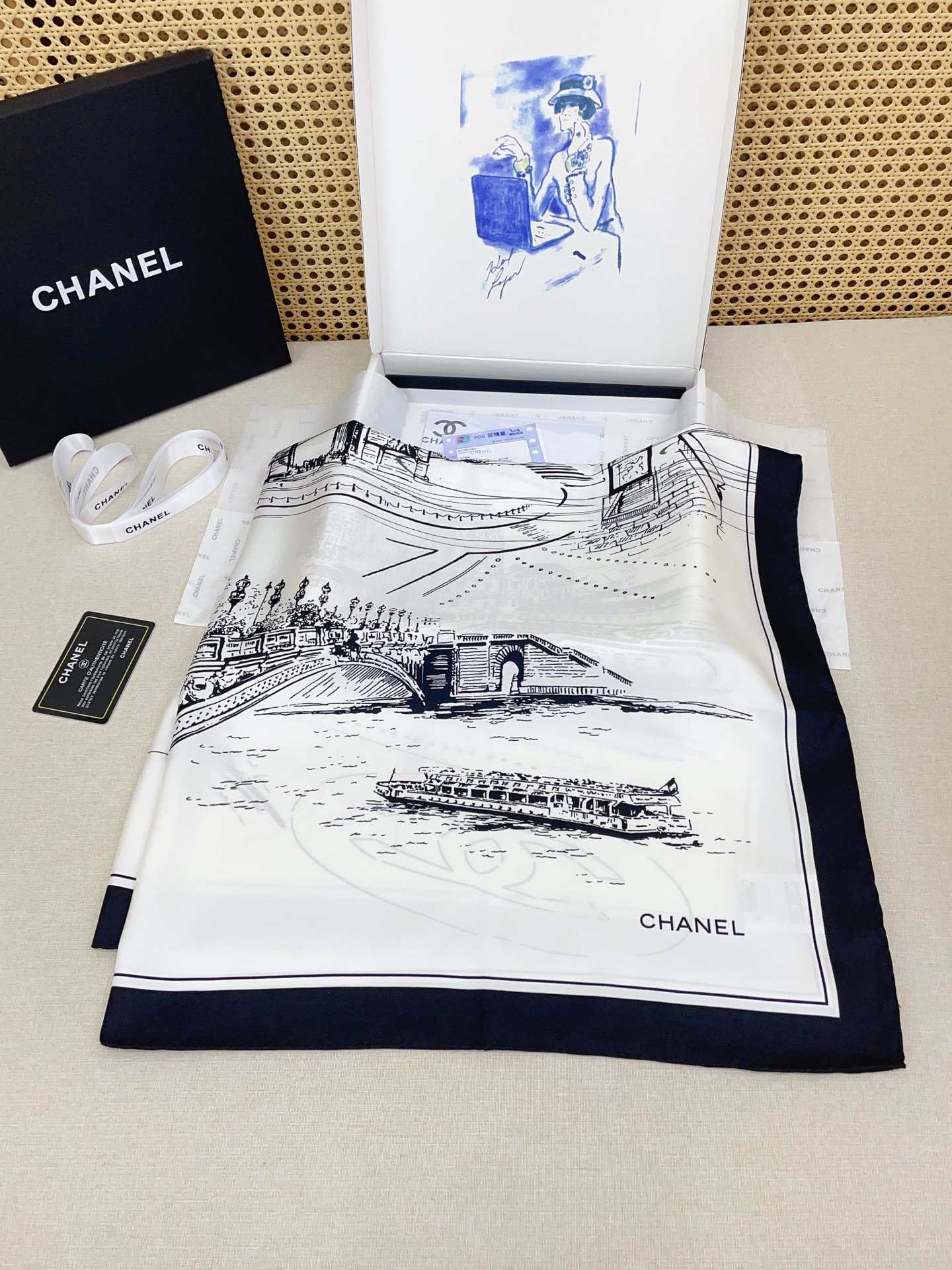 ✨✨【18姆米 双面同色】新款小香‼️美翻了[流泪]最新御用殿堂级极品‼️经典元素图案设计风格❗️美丽至