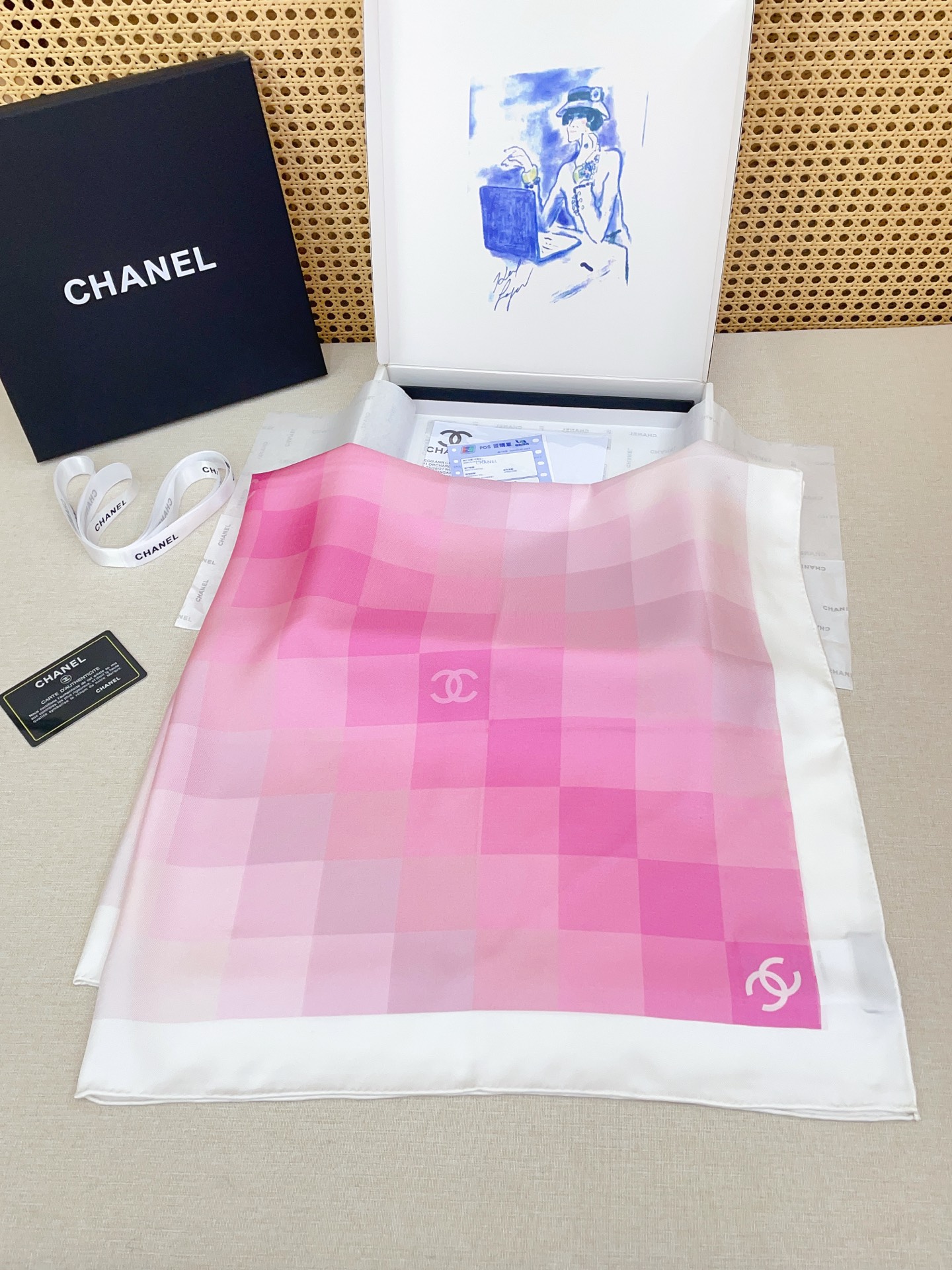 ✨✨【18姆米 双面同色】新款小香‼️美翻了[流泪]最新御用殿堂级极品‼️经典元素图案设计风格❗️美丽至