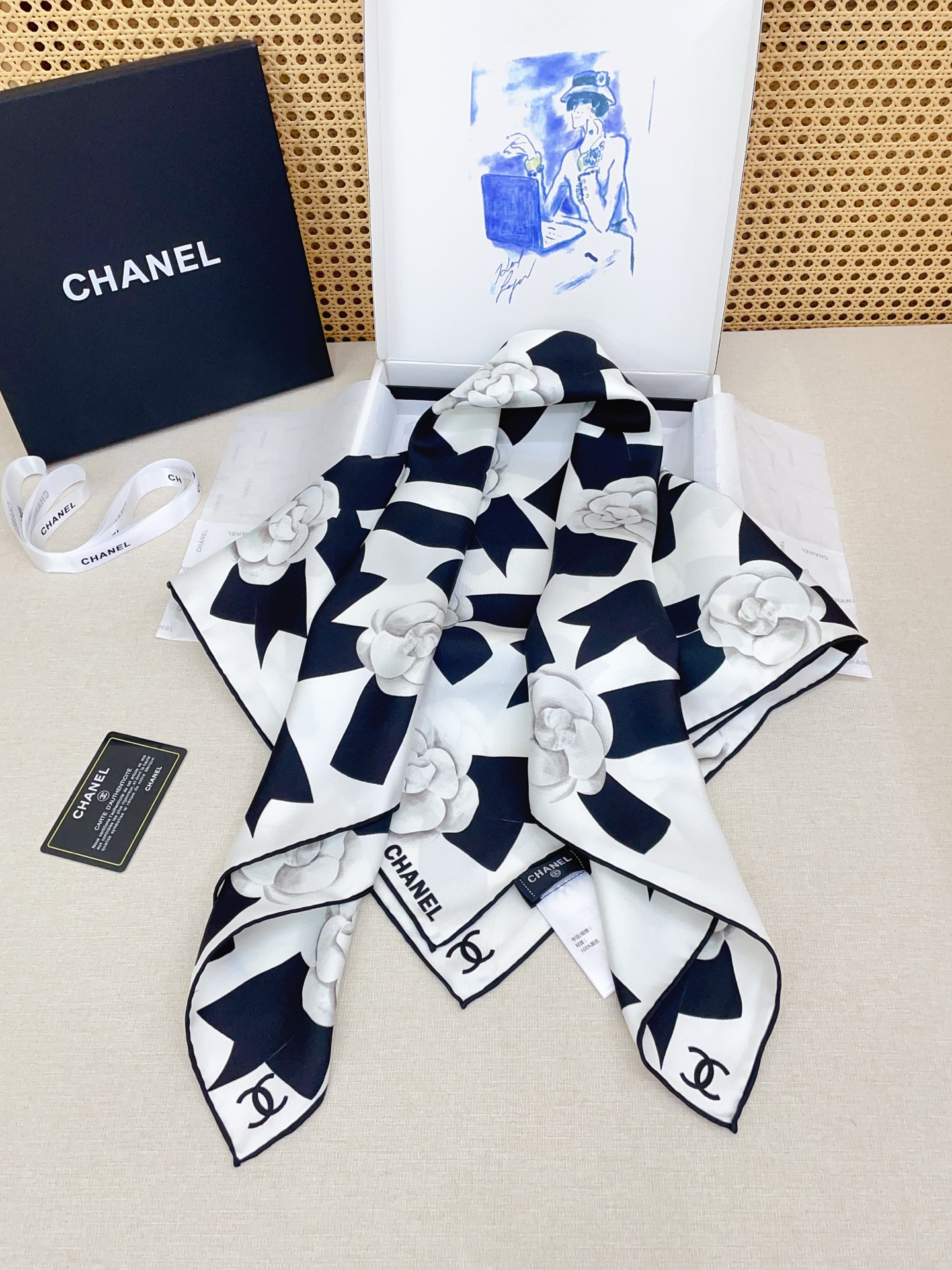 ✨✨【18姆米 双面同色】新款小香‼️美翻了[流泪]最新御用殿堂级极品‼️经典元素图案设计风格❗️美丽至