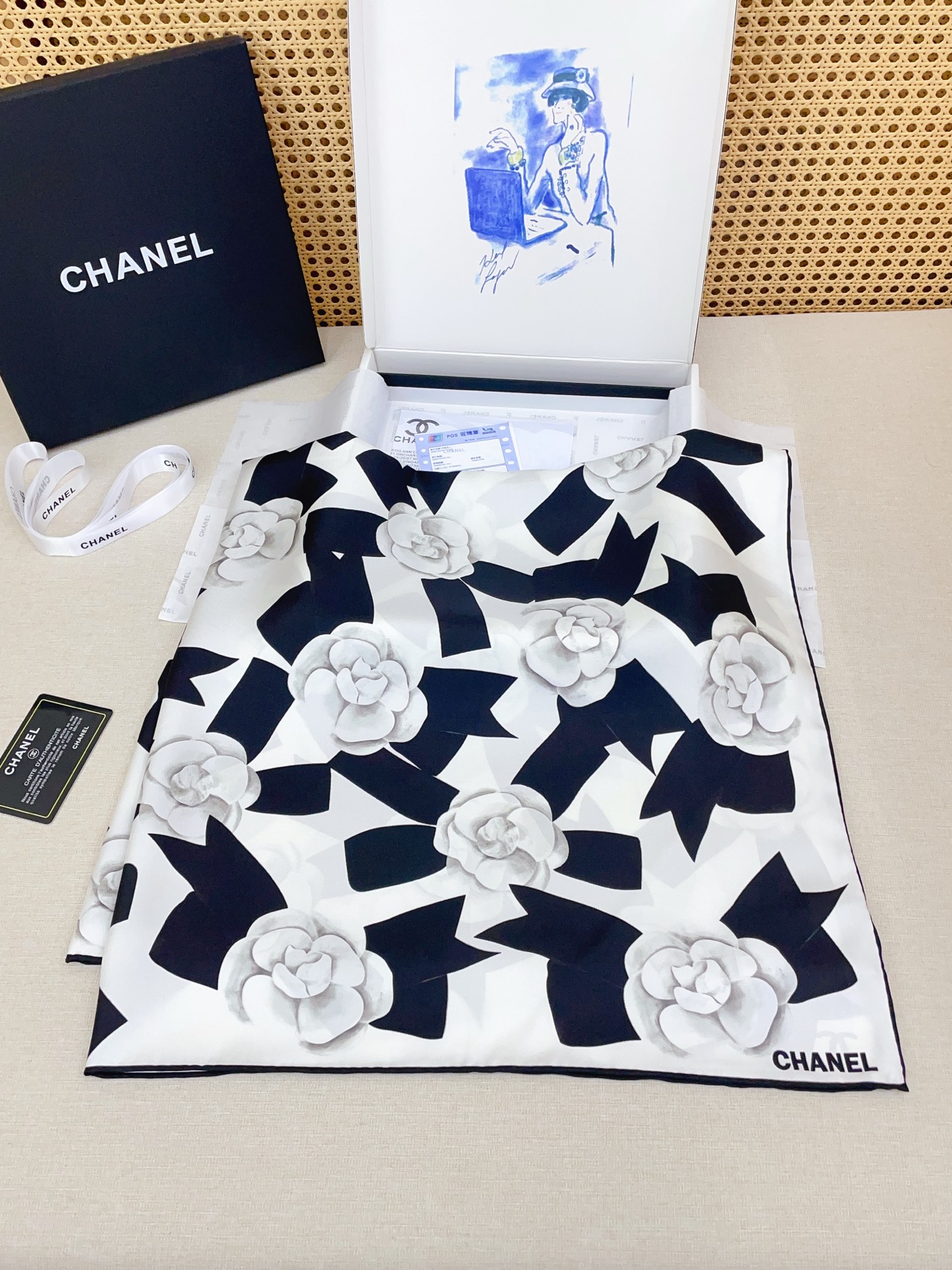✨✨【18姆米 双面同色】新款小香‼️美翻了[流泪]最新御用殿堂级极品‼️经典元素图案设计风格❗️美丽至