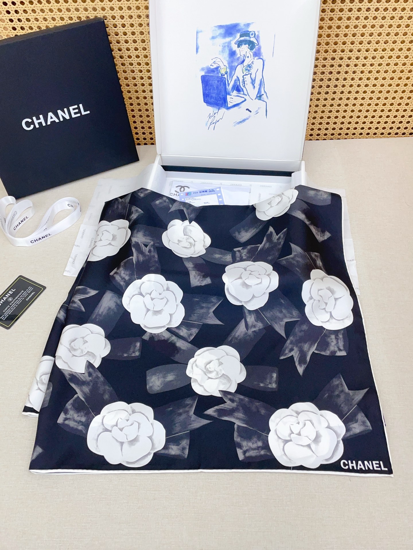 ✨✨【18姆米 双面同色】新款小香‼️美翻了[流泪]最新御用殿堂级极品‼️经典元素图案设计风格❗️美丽至