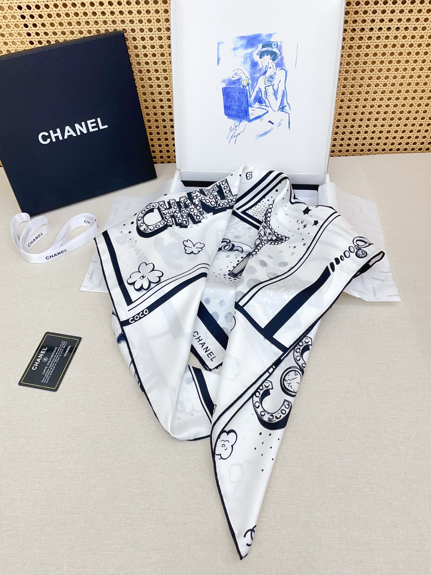 🆕 ✨✨【18姆米 双面同色】新款小香‼️美翻了[流泪]最新御用殿堂级极品‼️经典元素图案设计风格❗️美丽至极 真的 上