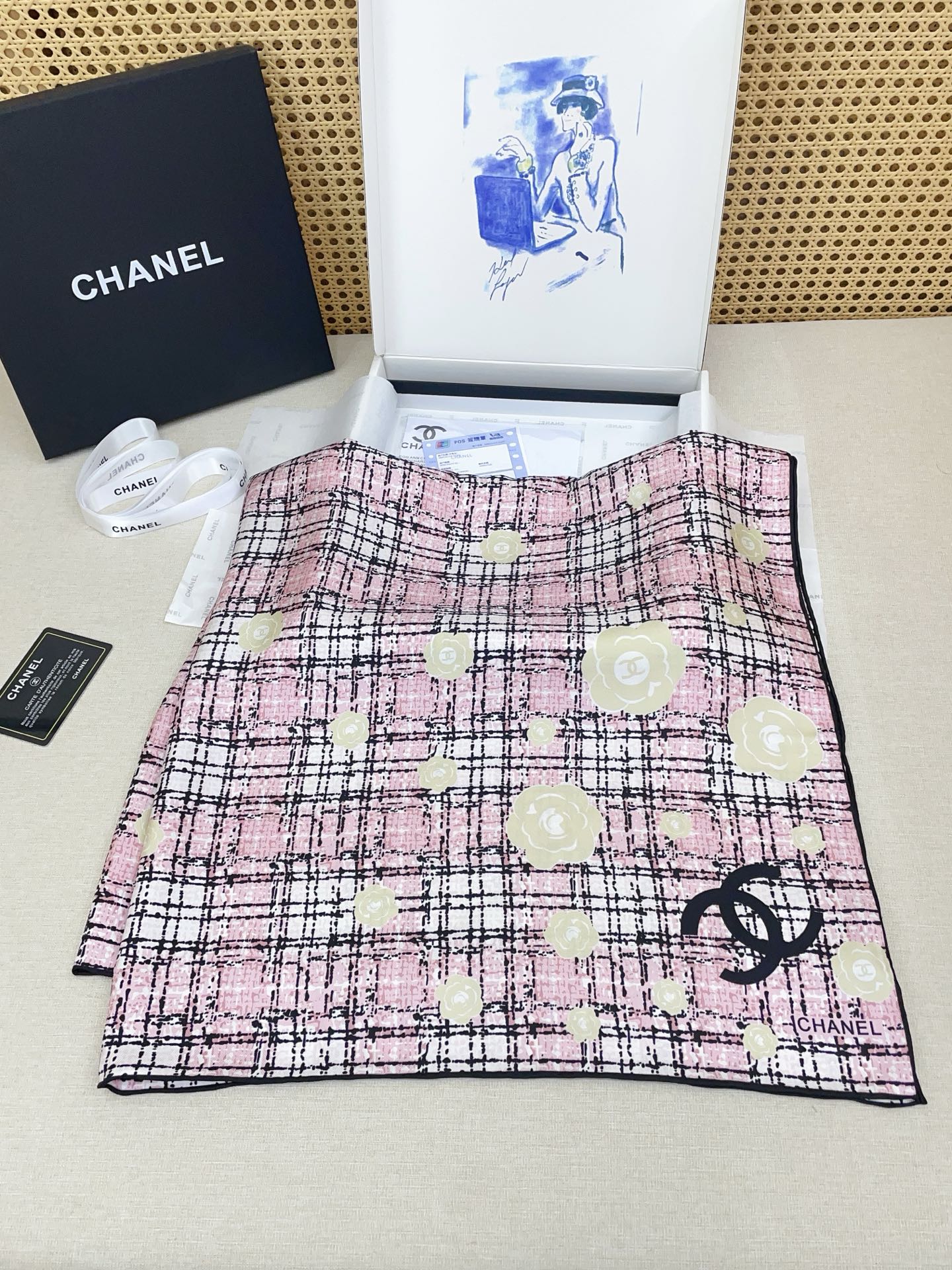 ✨✨【18姆米 双面同色】新款小香‼️美翻了[流泪]最新御用殿堂级极品‼️经典元素图案设计风格❗️美丽至极 真的 上身极