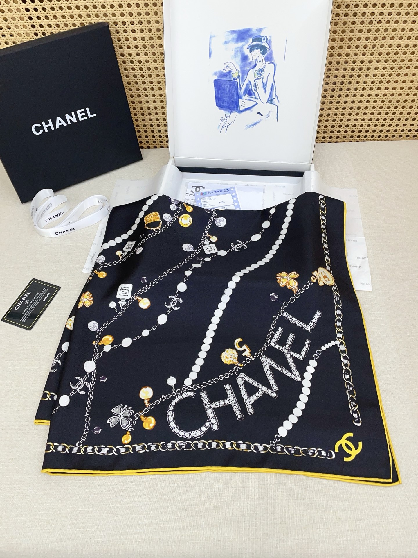 ✨✨【18姆米 双面同色】新款小香‼️美翻了[流泪]最新御用殿堂级极品‼️经典元素图案设计风格❗️美丽至