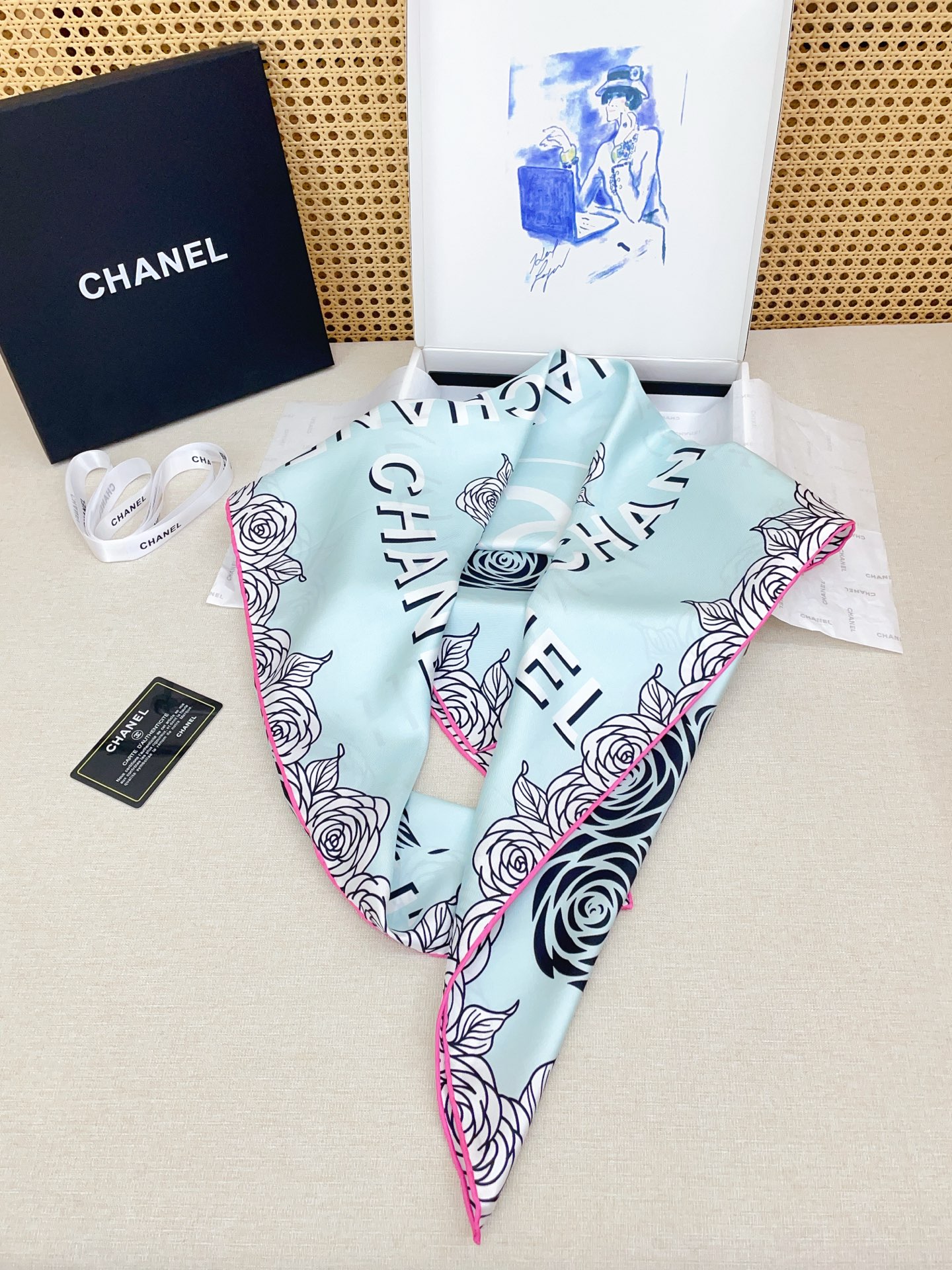 ✨✨【18姆米 双面同色】新款小香‼️美翻了[流泪]最新御用殿堂级极品‼️经典元素图案设计风格❗️美丽至极 真的 上身极