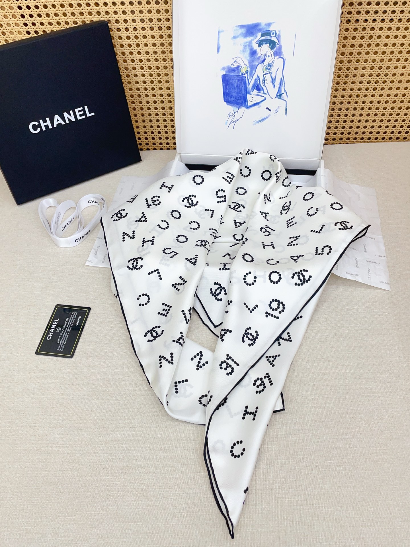 ✨✨【18姆米 双面同色】新款小香‼️美翻了[流泪]最新御用殿堂级极品‼️经典元素图案设计风格❗️美丽至