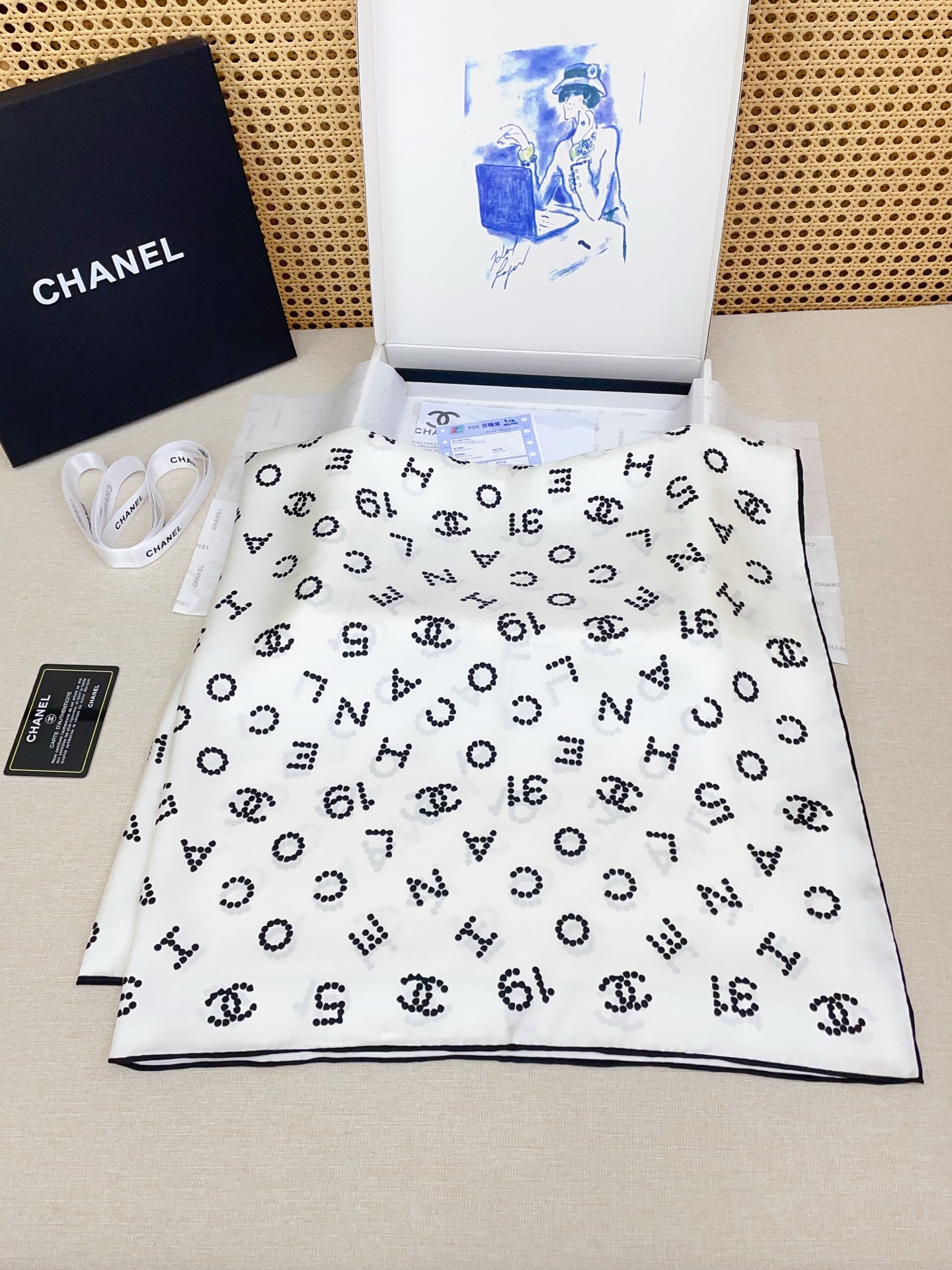 ✨✨【18姆米 双面同色】新款小香‼️美翻了[流泪]最新御用殿堂级极品‼️经典元素图案设计风格❗️美丽至
