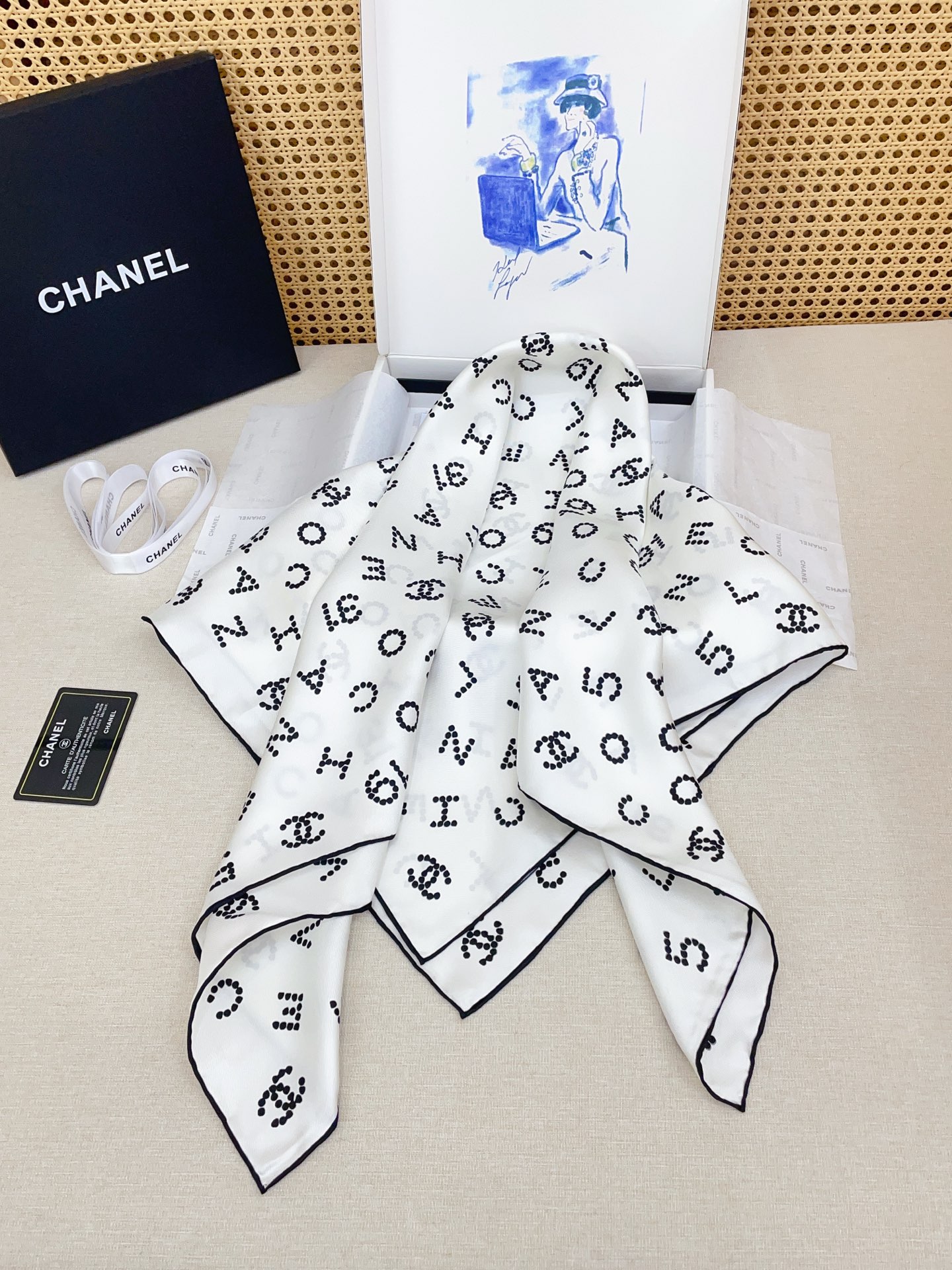 ✨✨【18姆米 双面同色】新款小香‼️美翻了[流泪]最新御用殿堂级极品‼️经典元素图案设计风格❗️美丽至