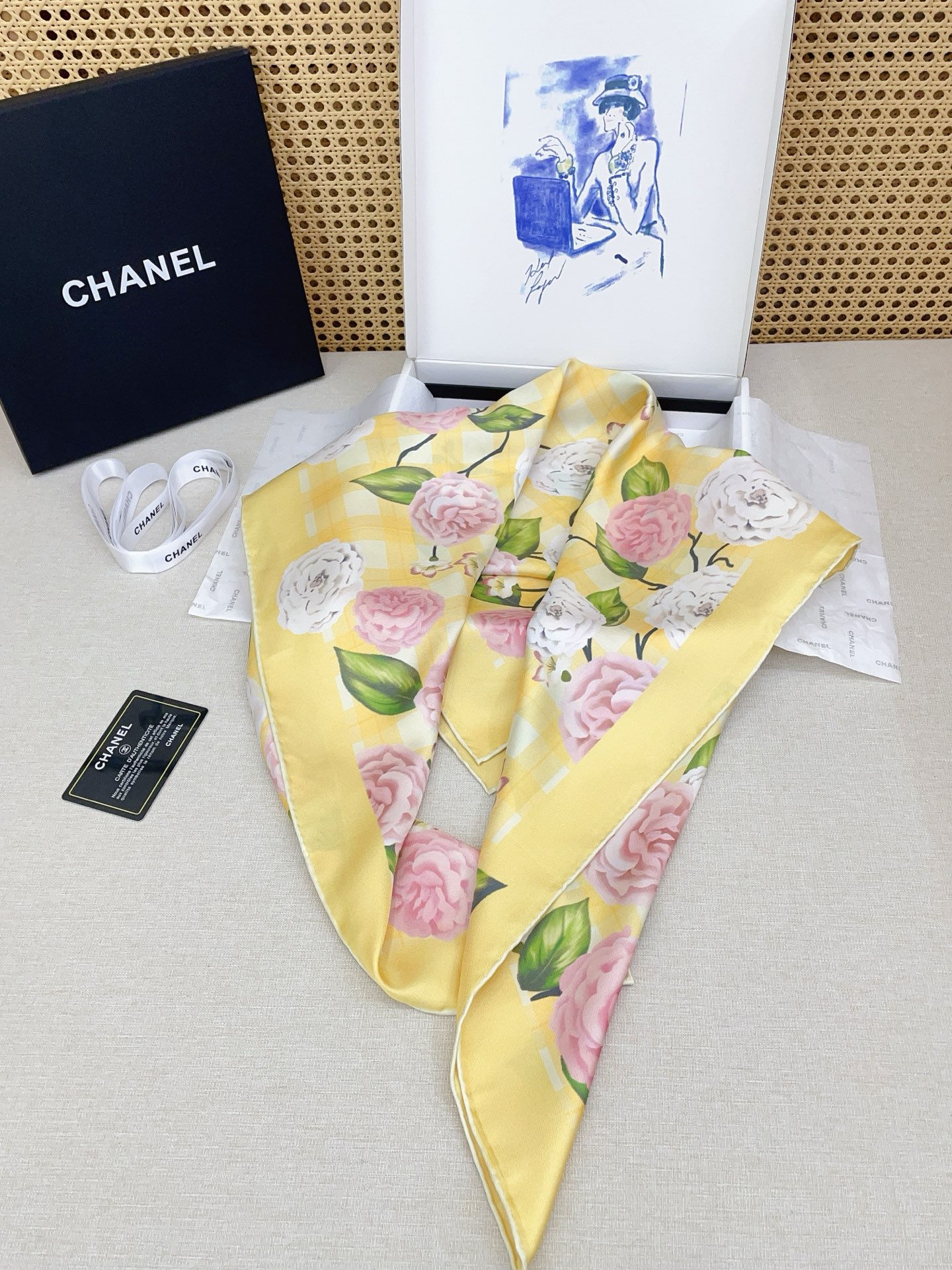 🆕 ✨✨【18姆米 双面同色】新款小香‼️美翻了[流泪]最新御用殿堂级极品‼️经典元素图案设计风格❗️美丽至极 真的 上