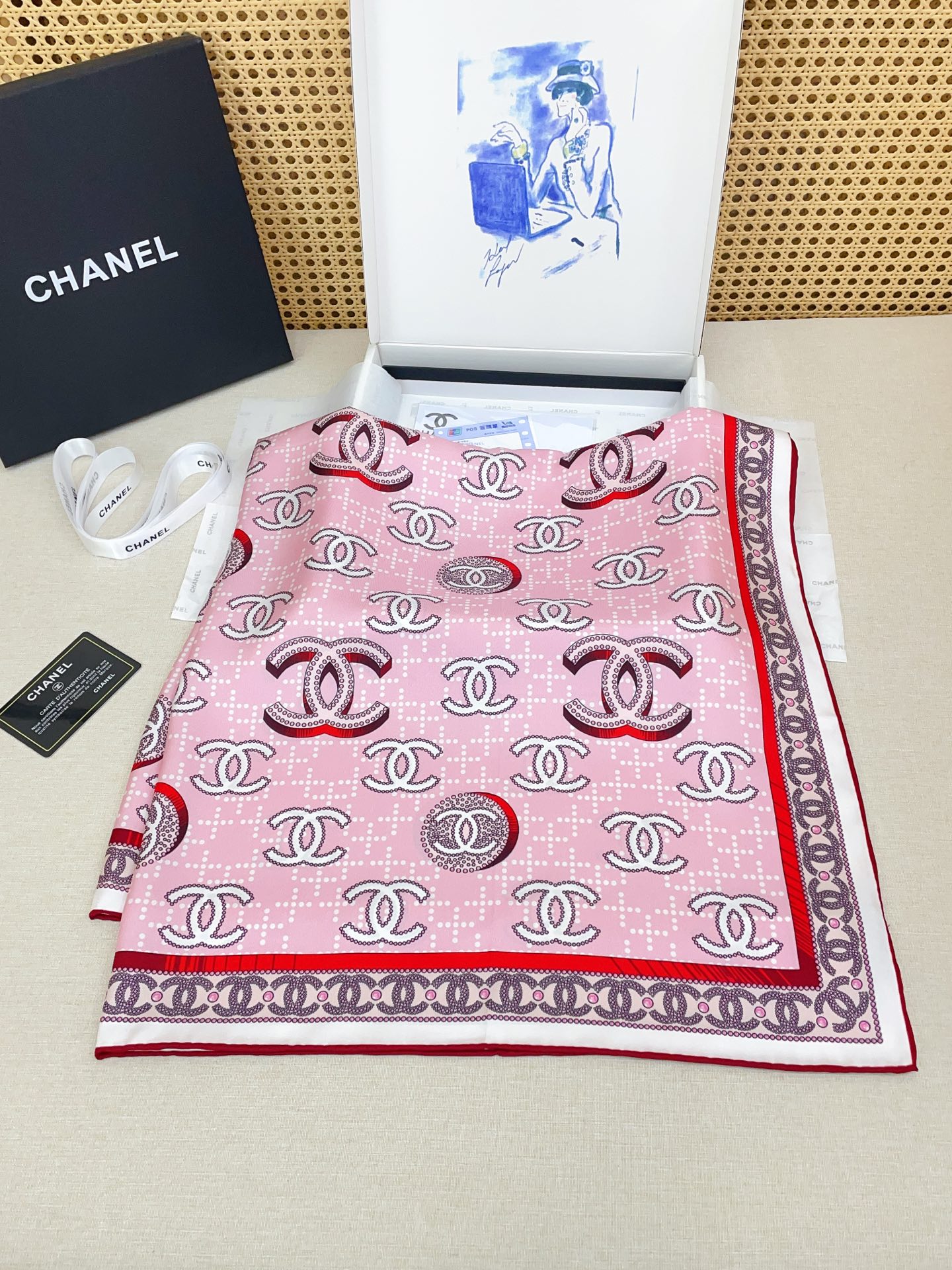🆕 ✨✨【18姆米 双面同色】新款小香‼️美翻了[流泪]最新御用殿堂级极品‼️经典元素图案设计风格❗️美丽至极 真的 上