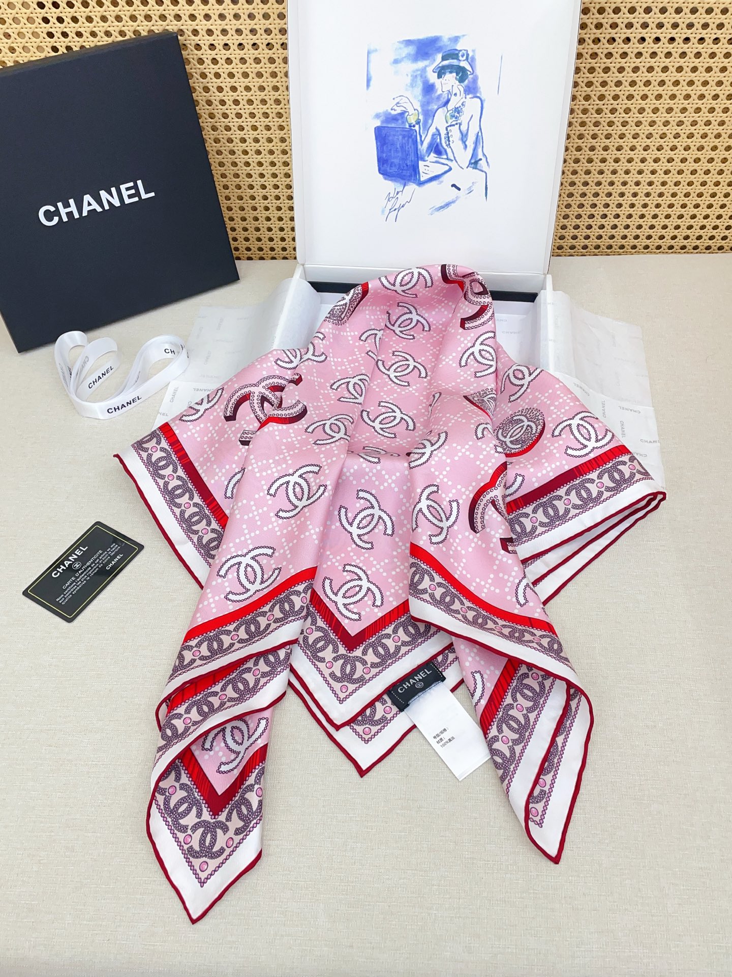 🆕 ✨✨【18姆米 双面同色】新款小香‼️美翻了[流泪]最新御用殿堂级极品‼️经典元素图案设计风格❗️美丽至极 真的 上