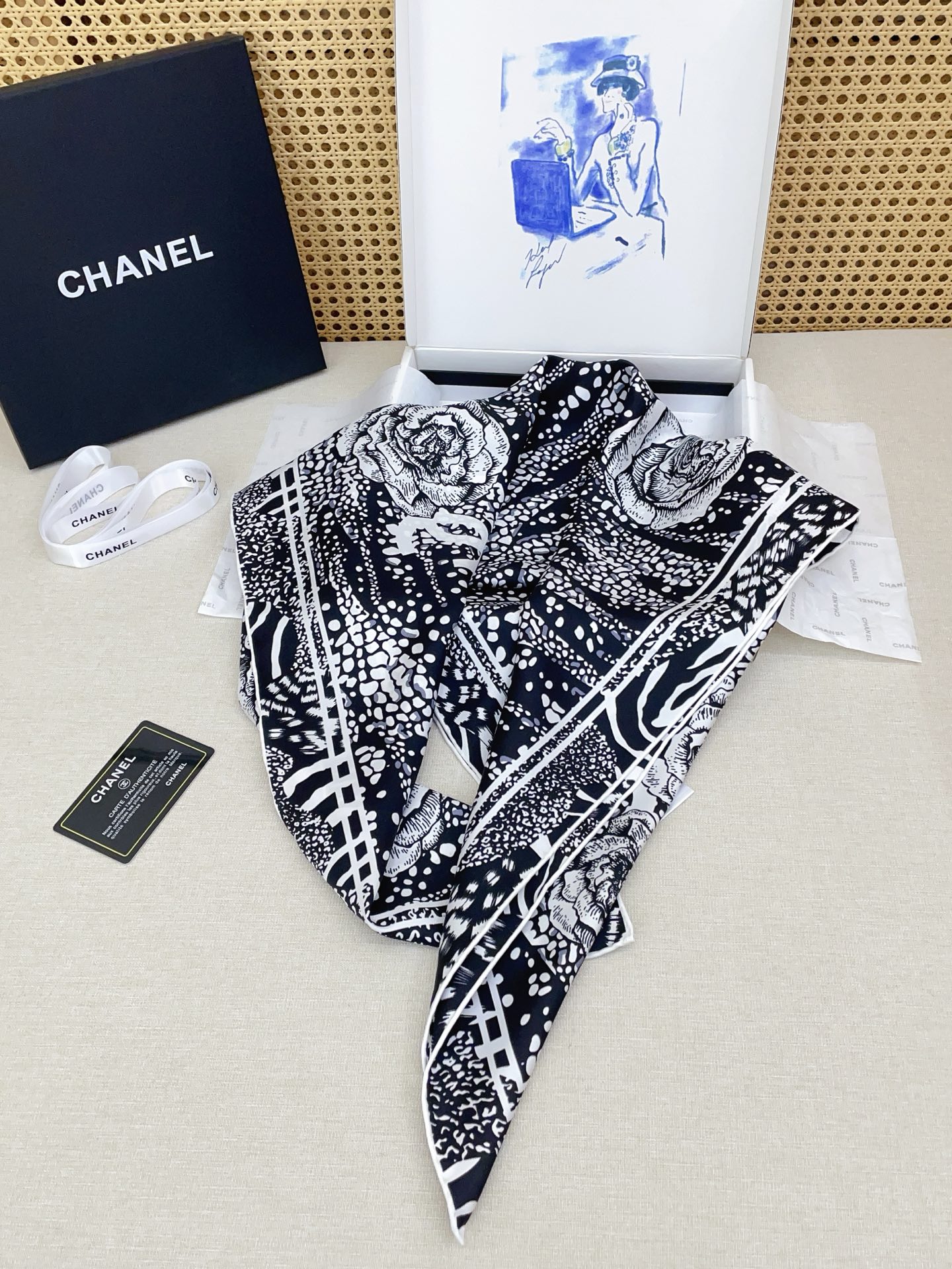 ✨✨【18姆米 双面同色】新款小香‼️美翻了[流泪]最新御用殿堂级极品‼️经典元素图案设计风格❗️美丽至