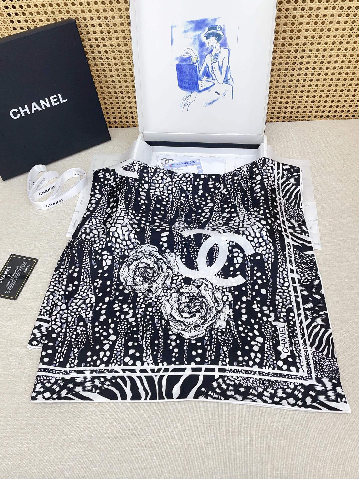 ✨✨【18姆米 双面同色】新款小香‼️美翻了[流泪]最新御用殿堂级极品‼️经典元素图案设计风格❗️美丽至