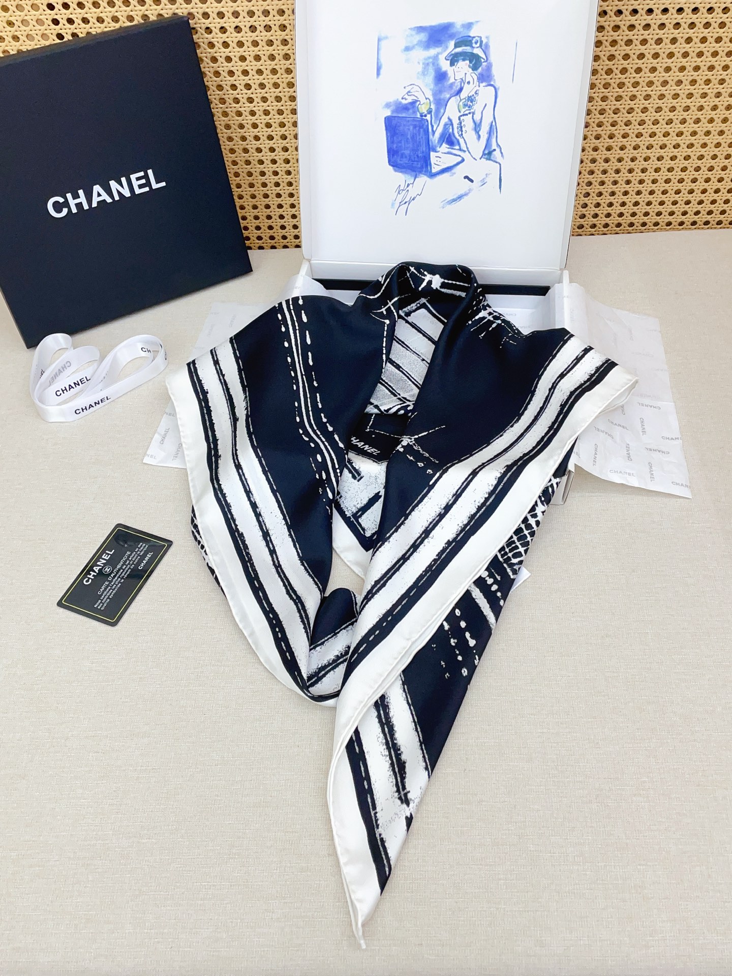 ✨✨【18姆米 双面同色】新款小香‼️美翻了[流泪]最新御用殿堂级极品‼️经典元素图案设计风格❗️美丽至极 真的 上身极