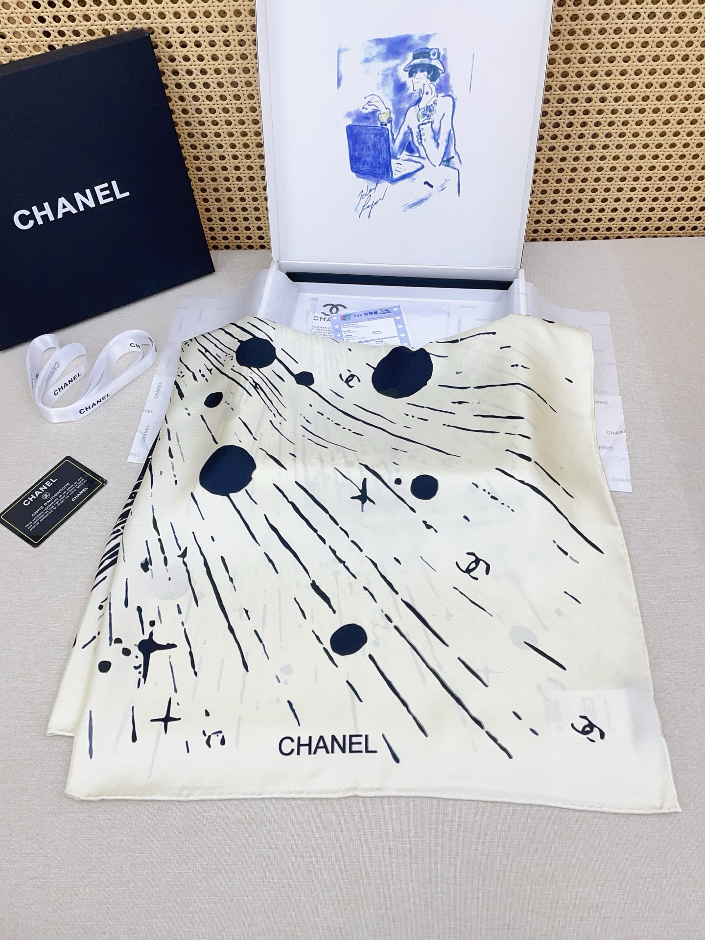 ✨✨【18姆米 双面同色】新款小香‼️美翻了[流泪]最新御用殿堂级极品‼️经典元素图案设计风格❗️美丽至
