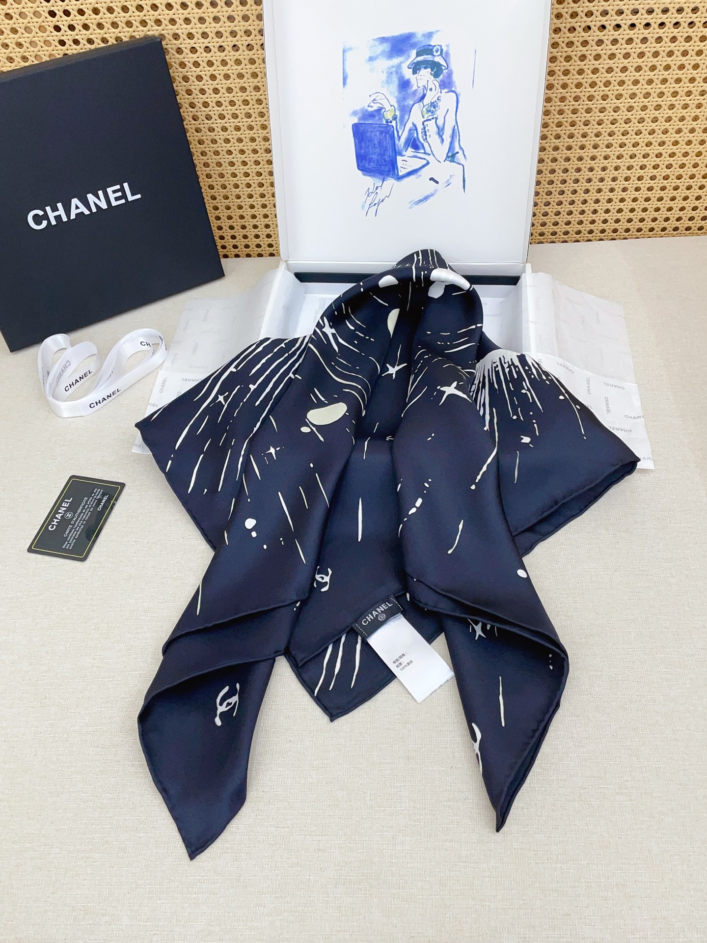 ✨✨【18姆米 双面同色】新款小香‼️美翻了[流泪]最新御用殿堂级极品‼️经典元素图案设计风格❗️美丽至