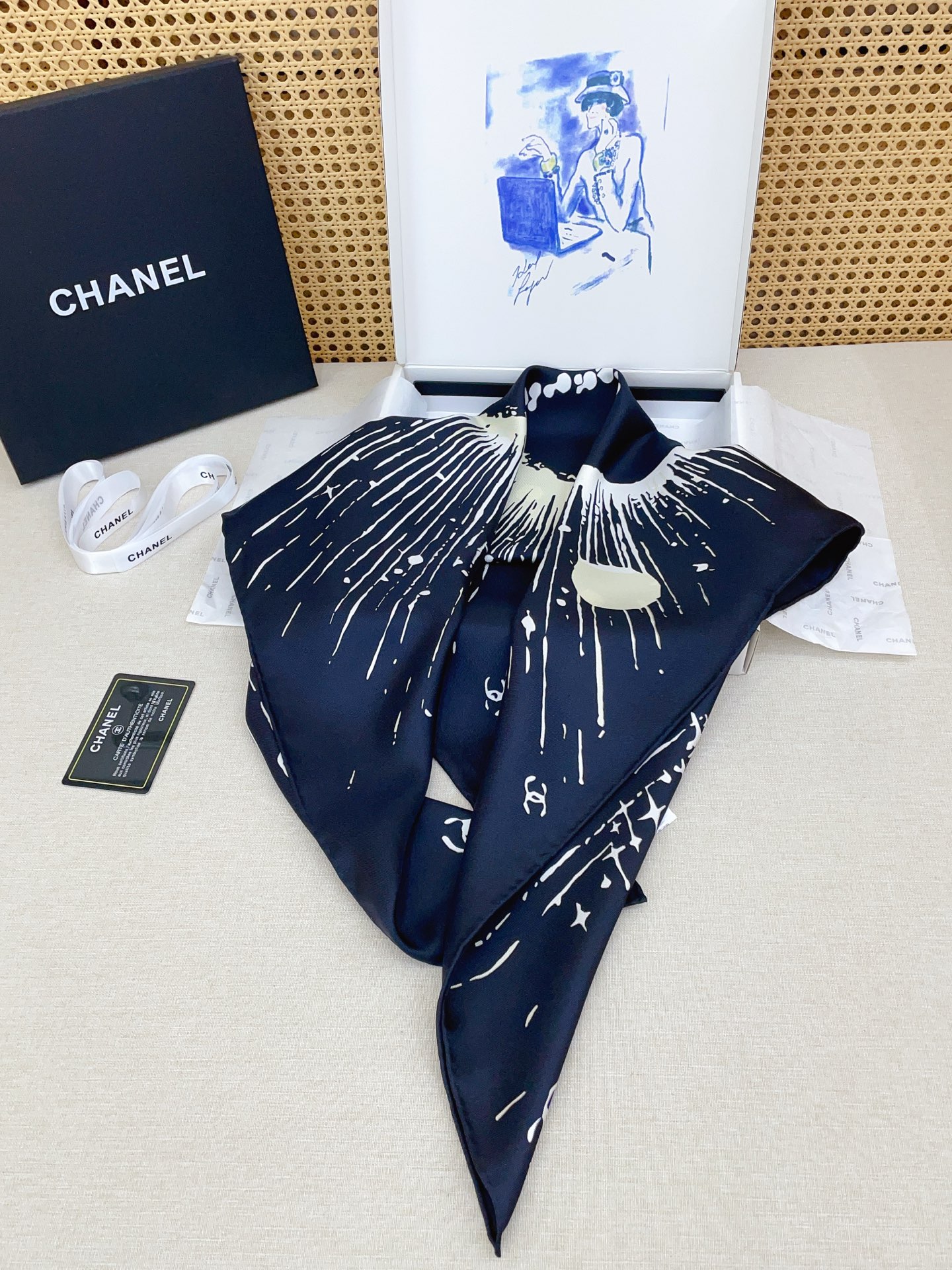 ✨✨【18姆米 双面同色】新款小香‼️美翻了[流泪]最新御用殿堂级极品‼️经典元素图案设计风格❗️美丽至