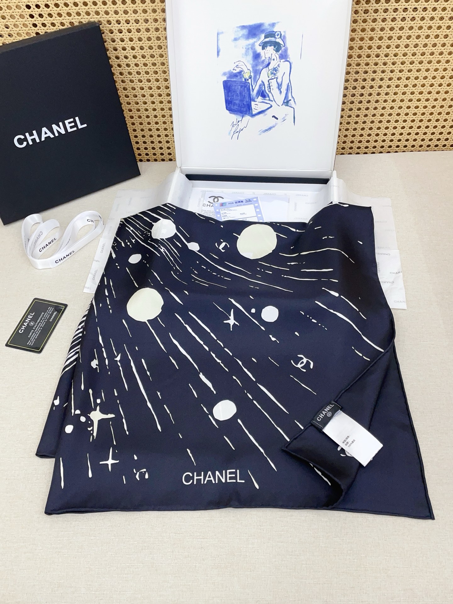✨✨【18姆米 双面同色】新款小香‼️美翻了[流泪]最新御用殿堂级极品‼️经典元素图案设计风格❗️美丽至