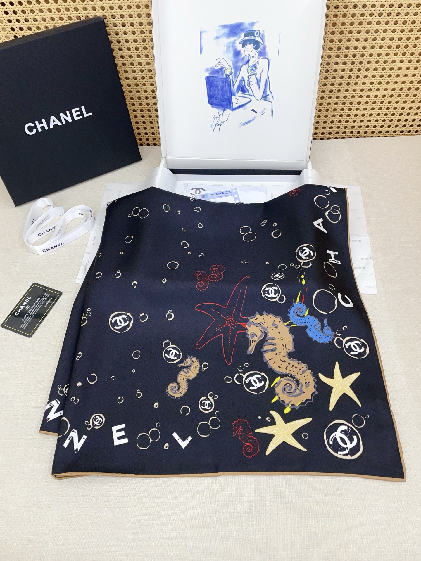 ✨✨【18姆米 双面同色】新款小香‼️美翻了[流泪]最新御用殿堂级极品‼️经典元素图案设计风格❗️美丽至