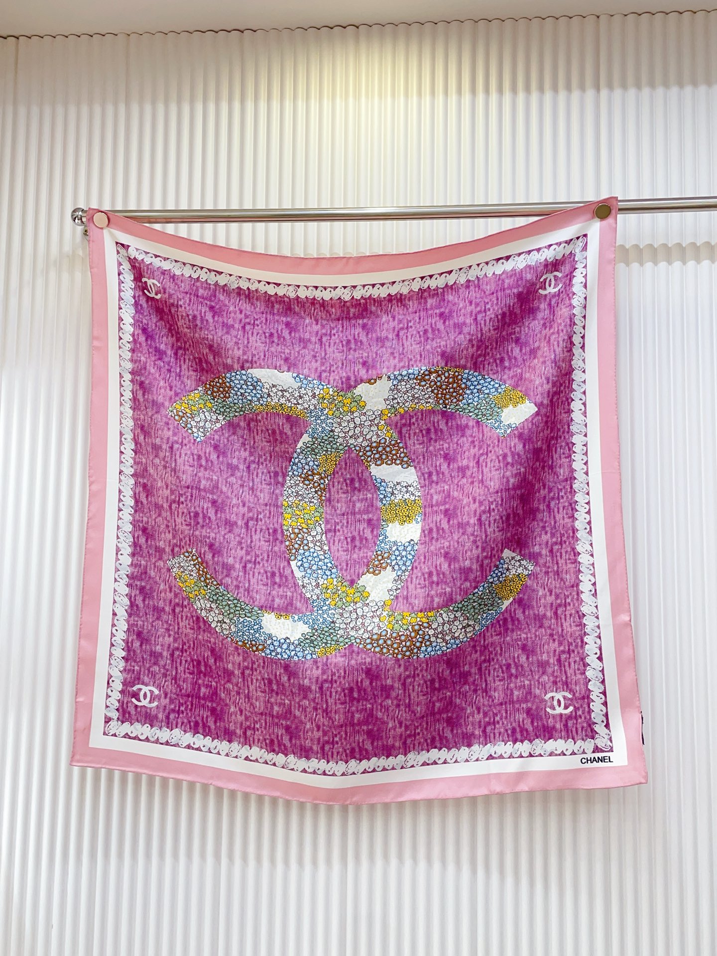✨✨【18姆米 双面同色】新款小香‼️美翻了[流泪]最新御用殿堂级极品‼️经典元素图案设计风格❗️美丽至