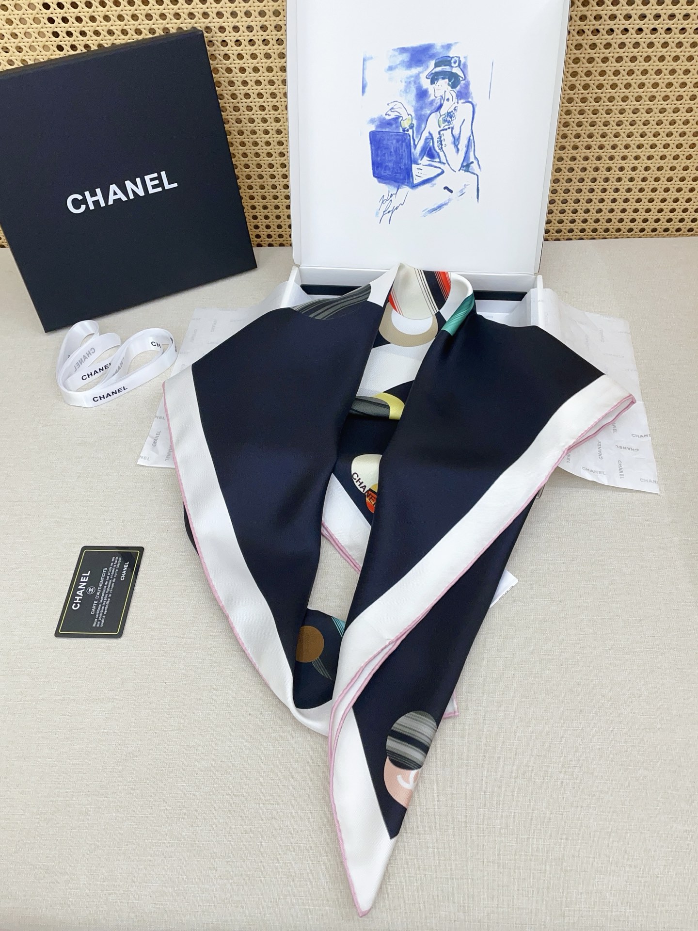 ✨✨【18姆米 双面同色】新款小香‼️美翻了[流泪]最新御用殿堂级极品‼️经典元素图案设计风格❗️美丽至