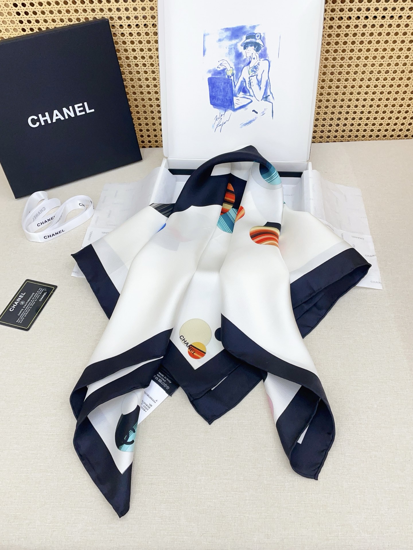 ✨✨【18姆米 双面同色】新款小香‼️美翻了[流泪]最新御用殿堂级极品‼️经典元素图案设计风格❗️美丽至