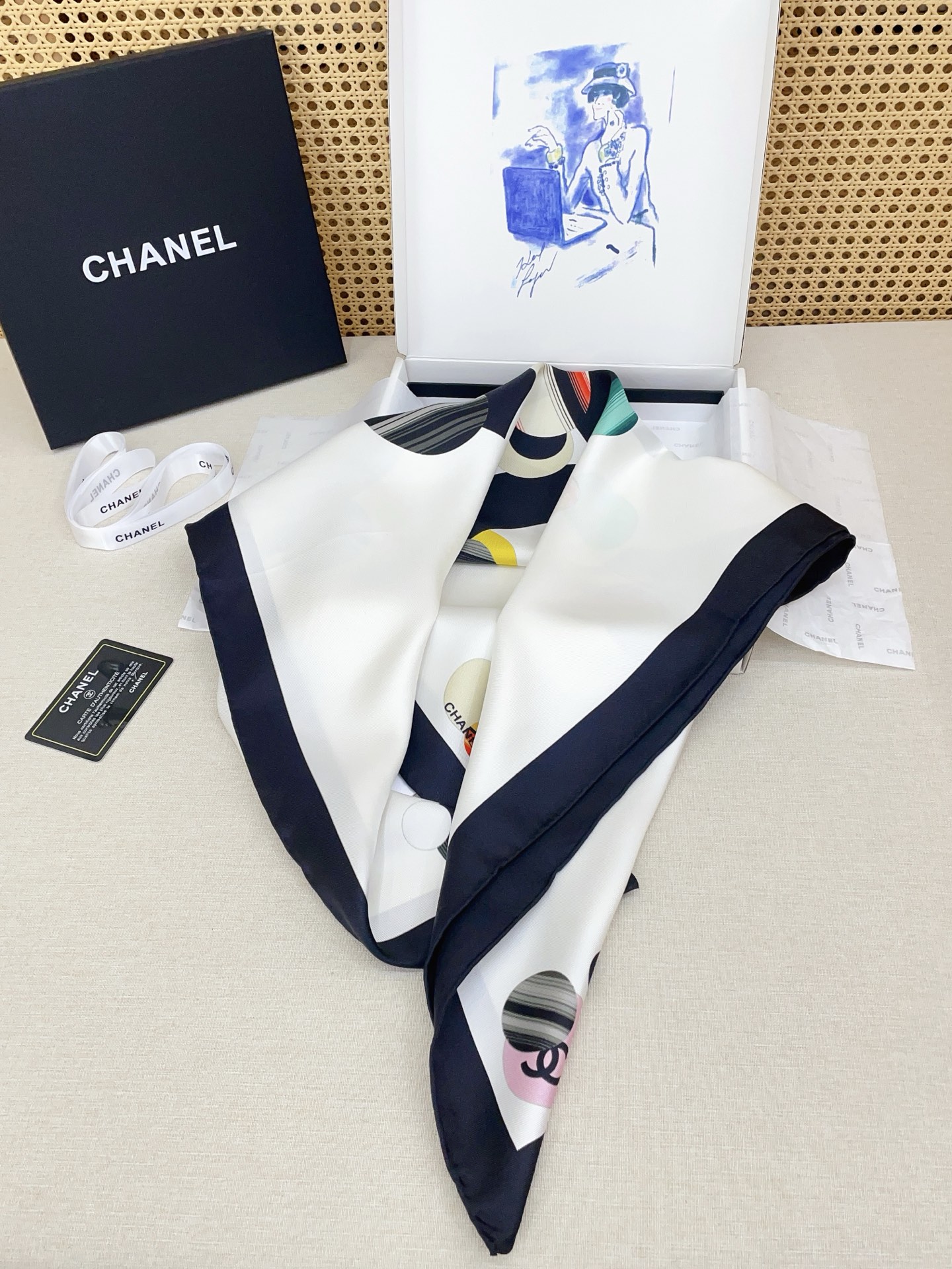 ✨✨【18姆米 双面同色】新款小香‼️美翻了[流泪]最新御用殿堂级极品‼️经典元素图案设计风格❗️美丽至