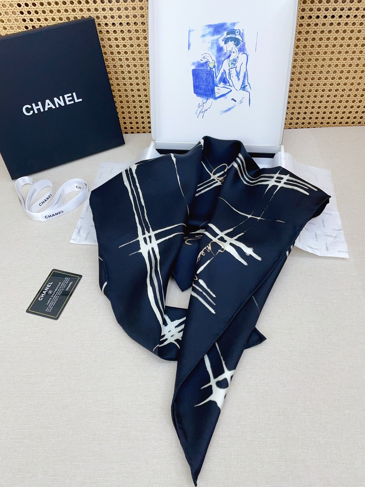 ✨✨【18姆米 双面同色】新款小香‼️美翻了[流泪]最新御用殿堂级极品‼️经典元素图案设计风格❗️美丽至