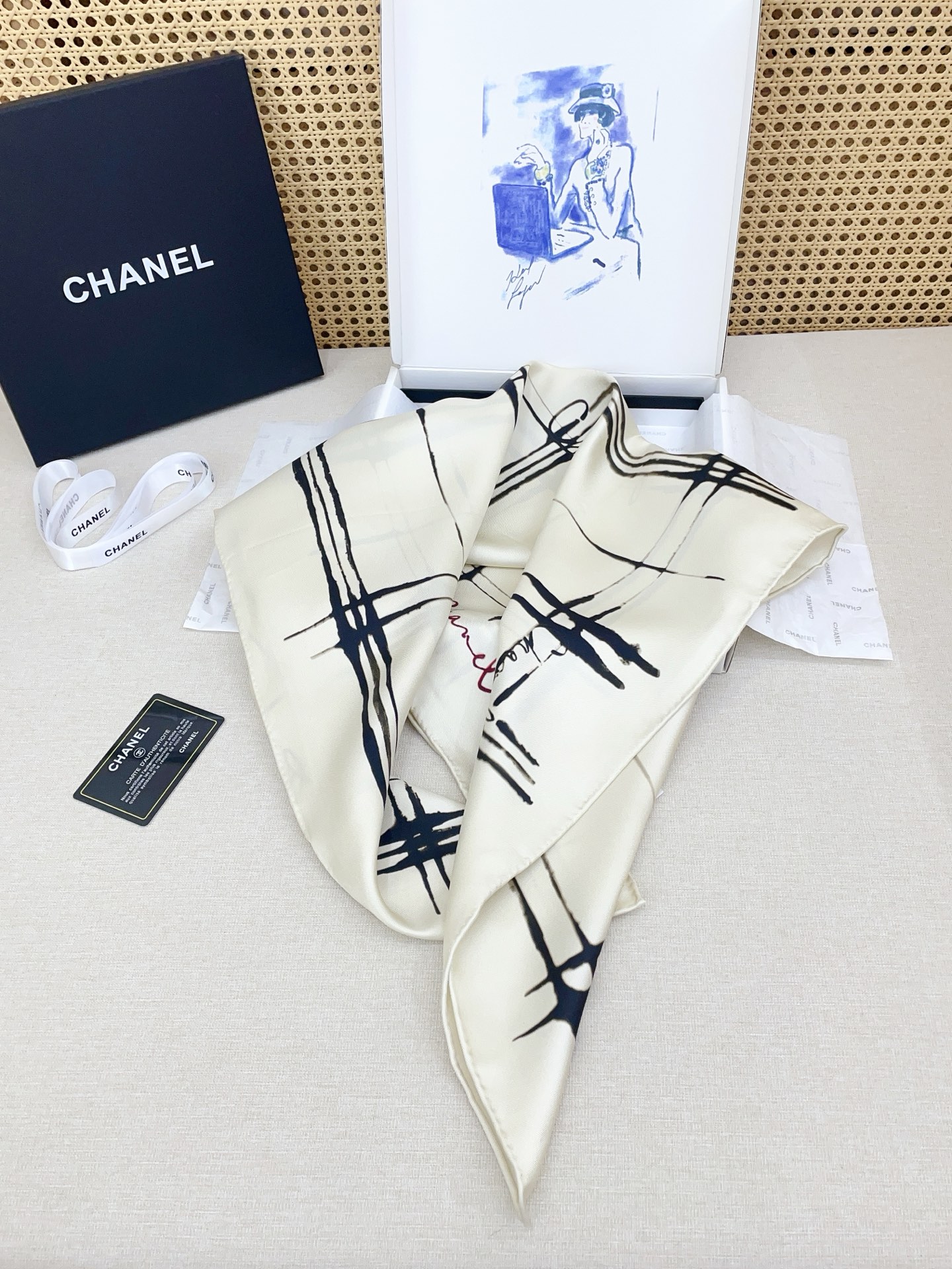 ✨✨【18姆米 双面同色】新款小香‼️美翻了[流泪]最新御用殿堂级极品‼️经典元素图案设计风格❗️美丽至