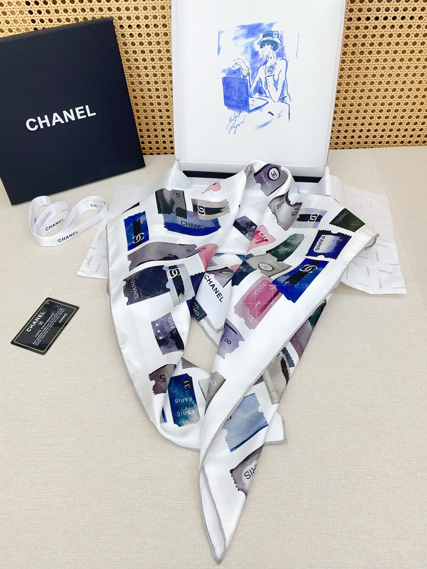 ✨✨【18姆米 双面同色】新款小香‼️美翻了[流泪]最新御用殿堂级极品‼️经典元素图案设计风格❗️美丽至