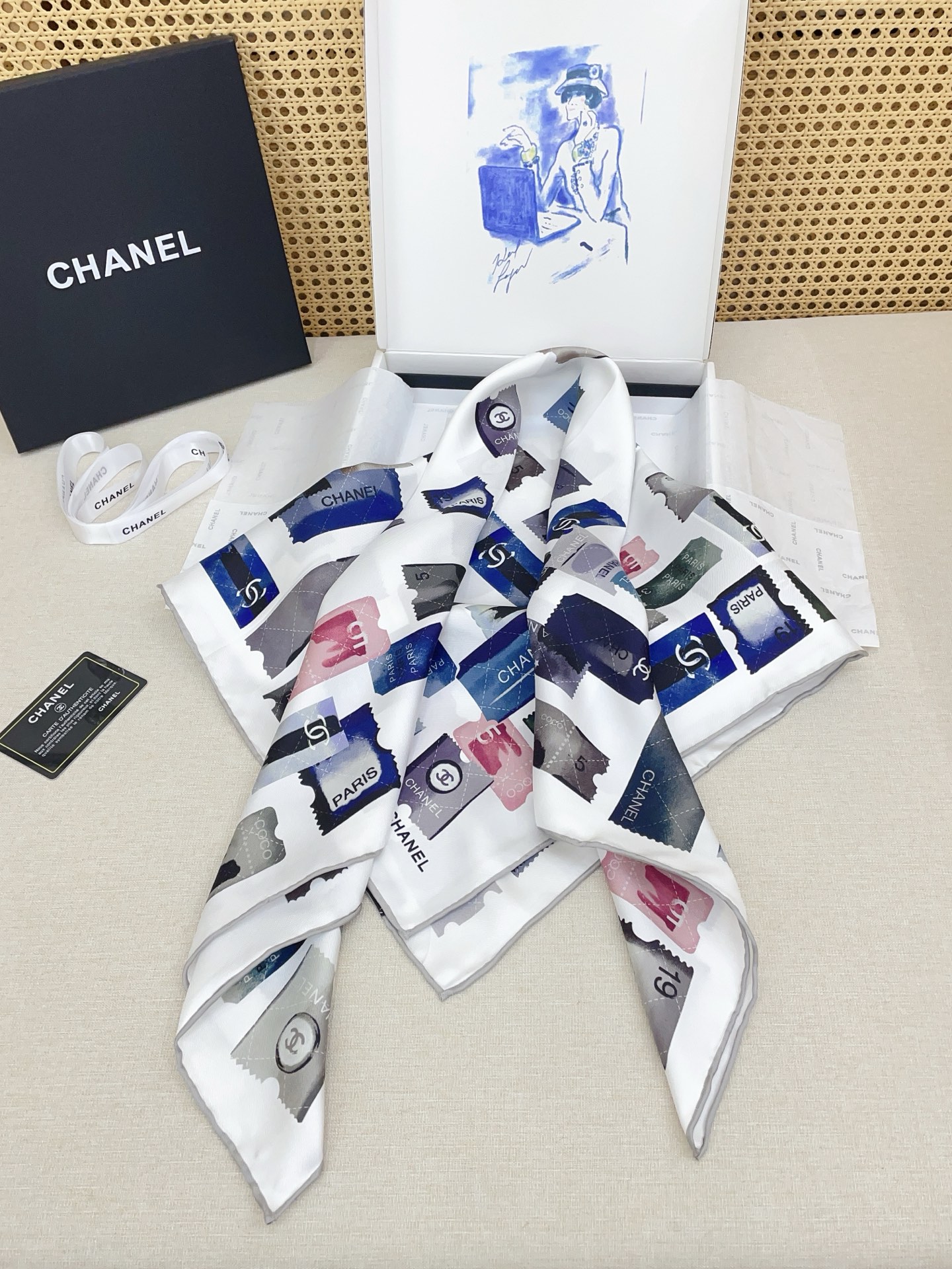 ✨✨【18姆米 双面同色】新款小香‼️美翻了[流泪]最新御用殿堂级极品‼️经典元素图案设计风格❗️美丽至
