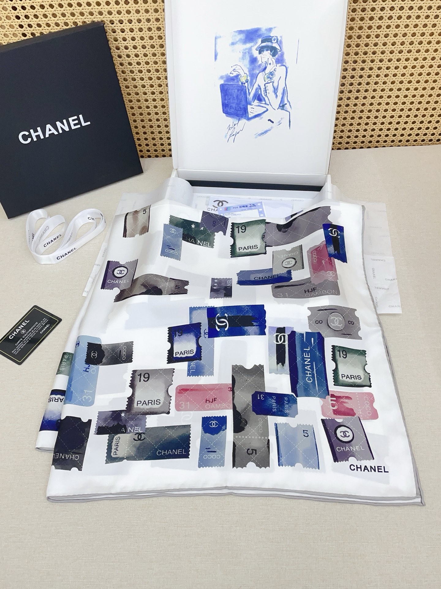 ✨✨【18姆米 双面同色】新款小香‼️美翻了[流泪]最新御用殿堂级极品‼️经典元素图案设计风格❗️美丽至