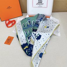 ✨✨【18姆米 双面同色】H**S真丝新款🆕👏👏买了都说好看‼️推荐💕【麦迪逊派对 90】真丝方巾, ✨✨【18姆米 双面同色】H**S真丝新款🆕👏👏买了都说好看‼️推荐💕【麦迪逊派对 90】真丝方巾,