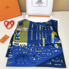 ✨✨【18姆米 双面同色】H**S真丝新款🆕👏👏买了都说好看‼️推荐💕【麦迪逊派对 90】真丝方巾, ✨✨【18姆米 双面同色】H**S真丝新款🆕👏👏买了都说好看‼️推荐💕【麦迪逊派对 90】真丝方巾,