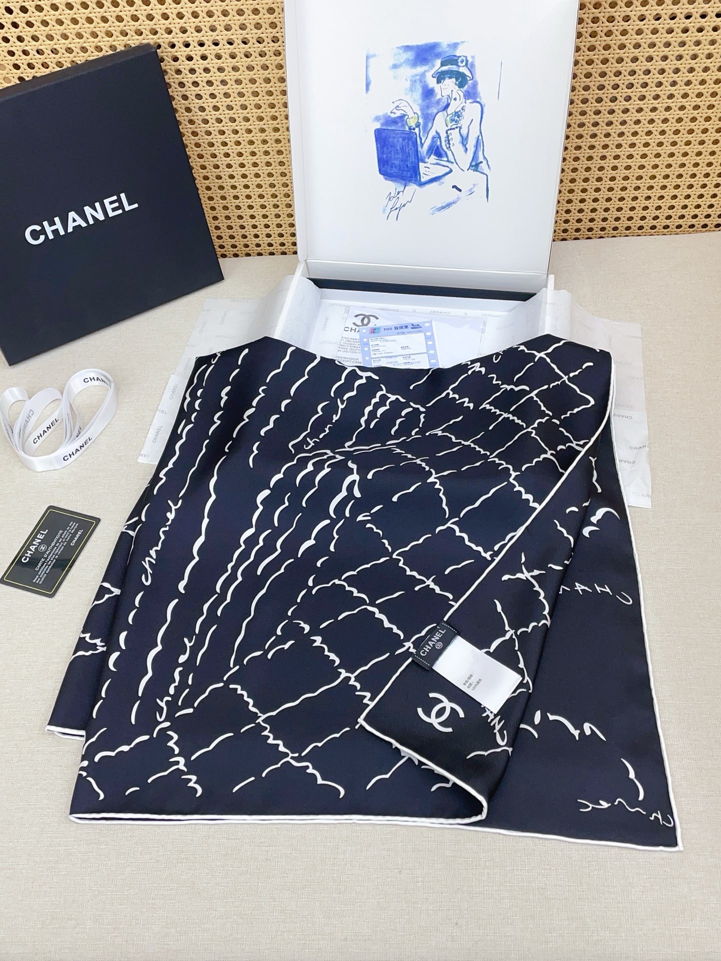 ✨✨【18姆米 双面同色】新款小香‼️美翻了[流泪]最新御用殿堂级极品‼️经典元素图案设计风格❗️美丽至
