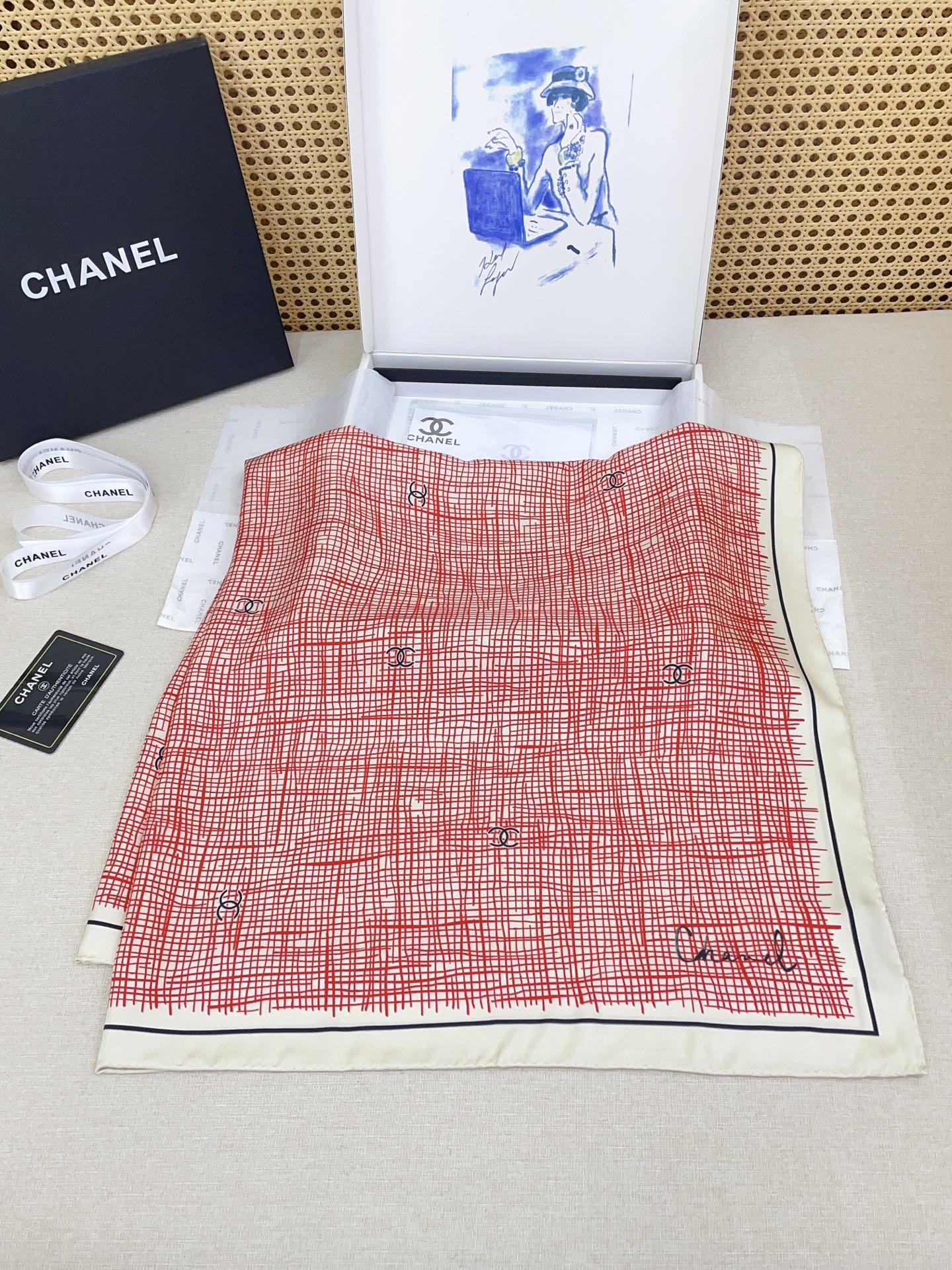 ✨✨【18姆米 双面同色】新款小香‼️美翻了[流泪]最新御用殿堂级极品‼️经典元素图案设计风格❗️美丽至