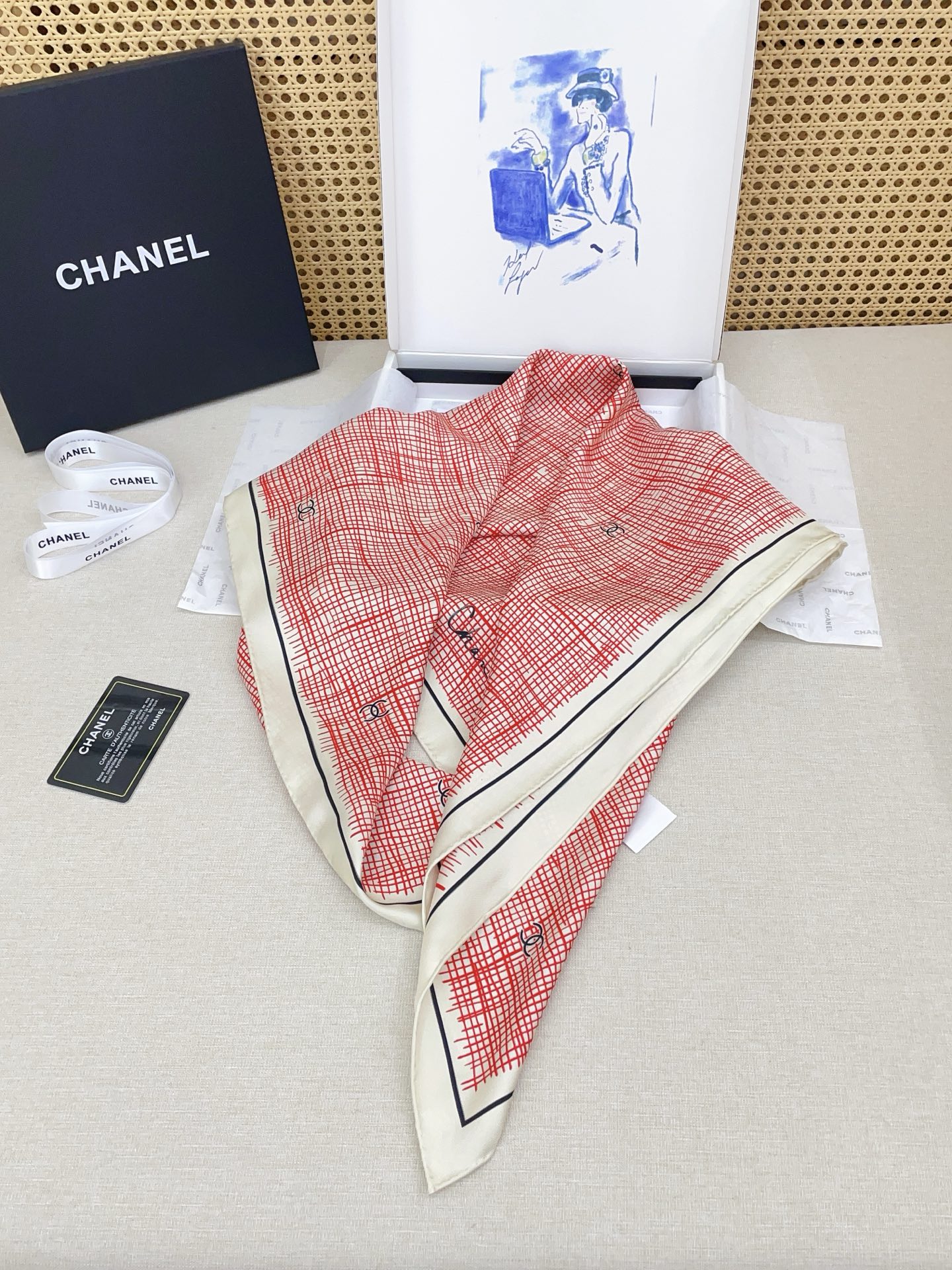 ✨✨【18姆米 双面同色】新款小香‼️美翻了[流泪]最新御用殿堂级极品‼️经典元素图案设计风格❗️美丽至