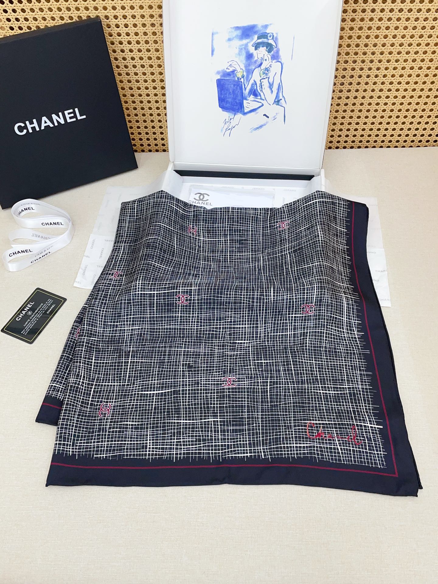 ✨✨【18姆米 双面同色】新款小香‼️美翻了[流泪]最新御用殿堂级极品‼️经典元素图案设计风格❗️美丽至